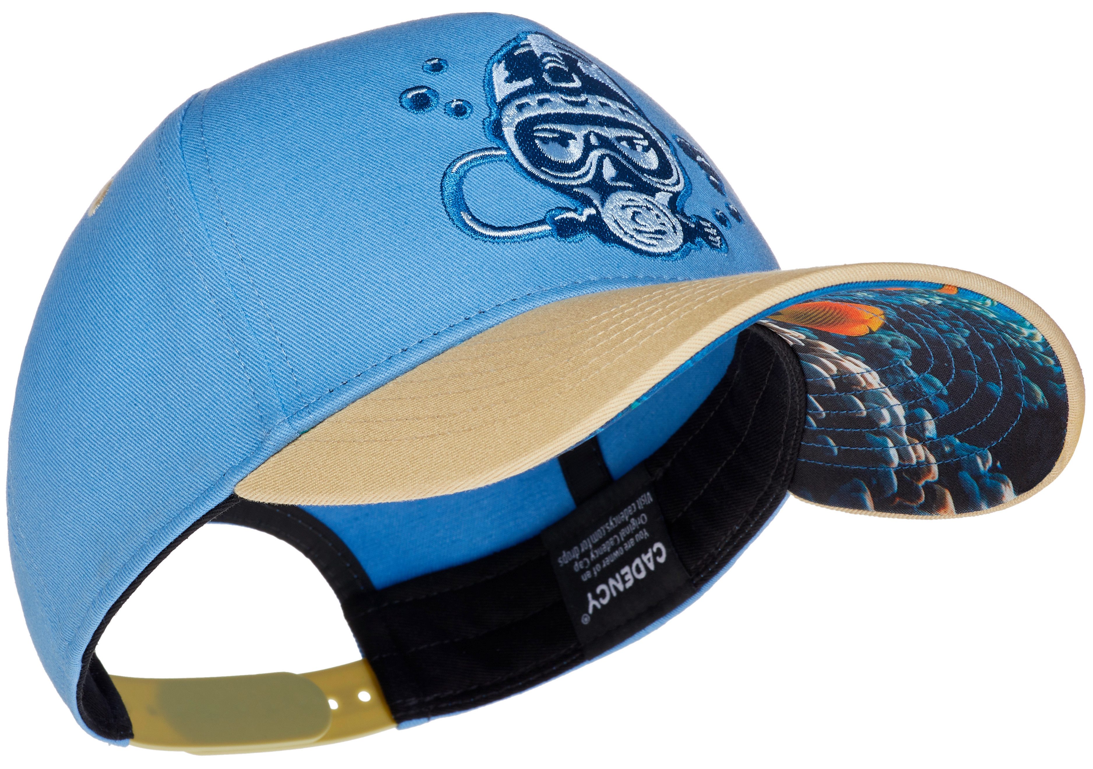 Cadency Baseball Cap Diver Basecap, Einheitsgröße, Unisex, Blau