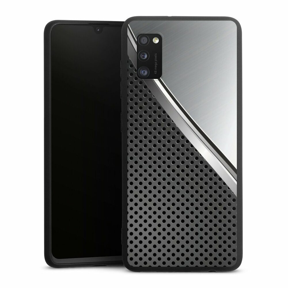 Handyhülle Carbon Stahl Metall Duo Metal Surface