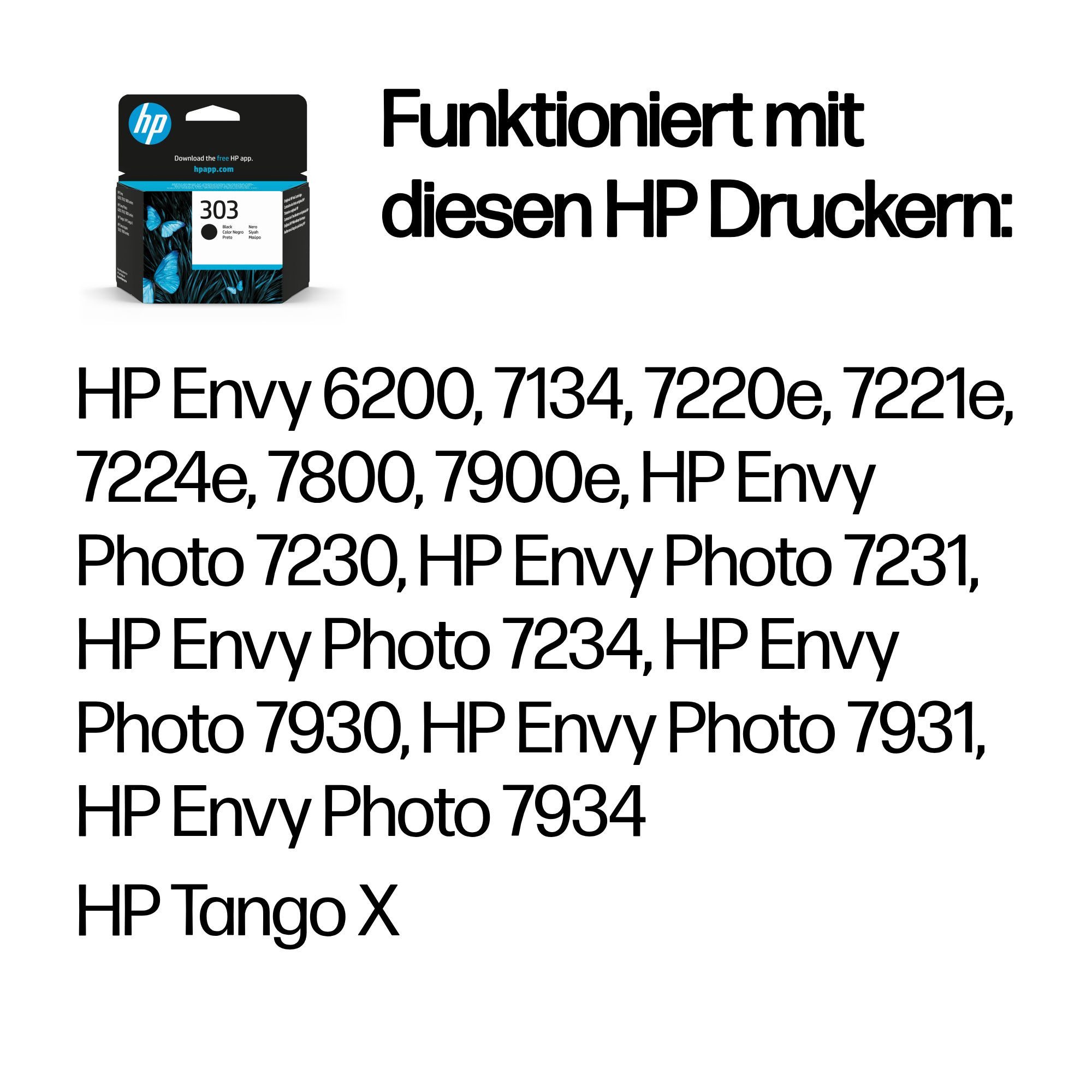 HP 303 Tintenpatrone (Packung)