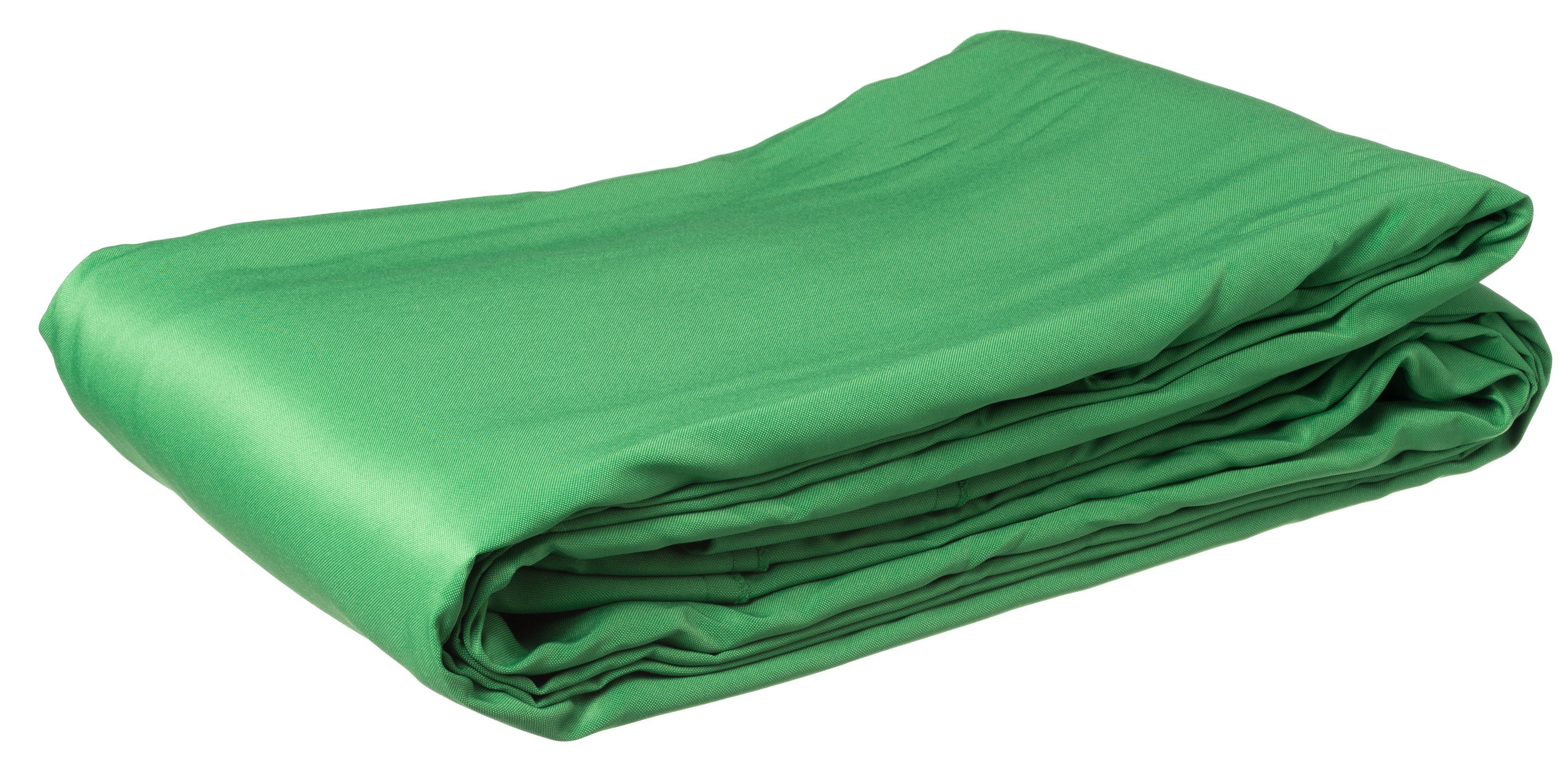 6m 3 Chromakey BR-8P Hintergrundtuch Polyester-Hintergrundstoff BRESSER x grün