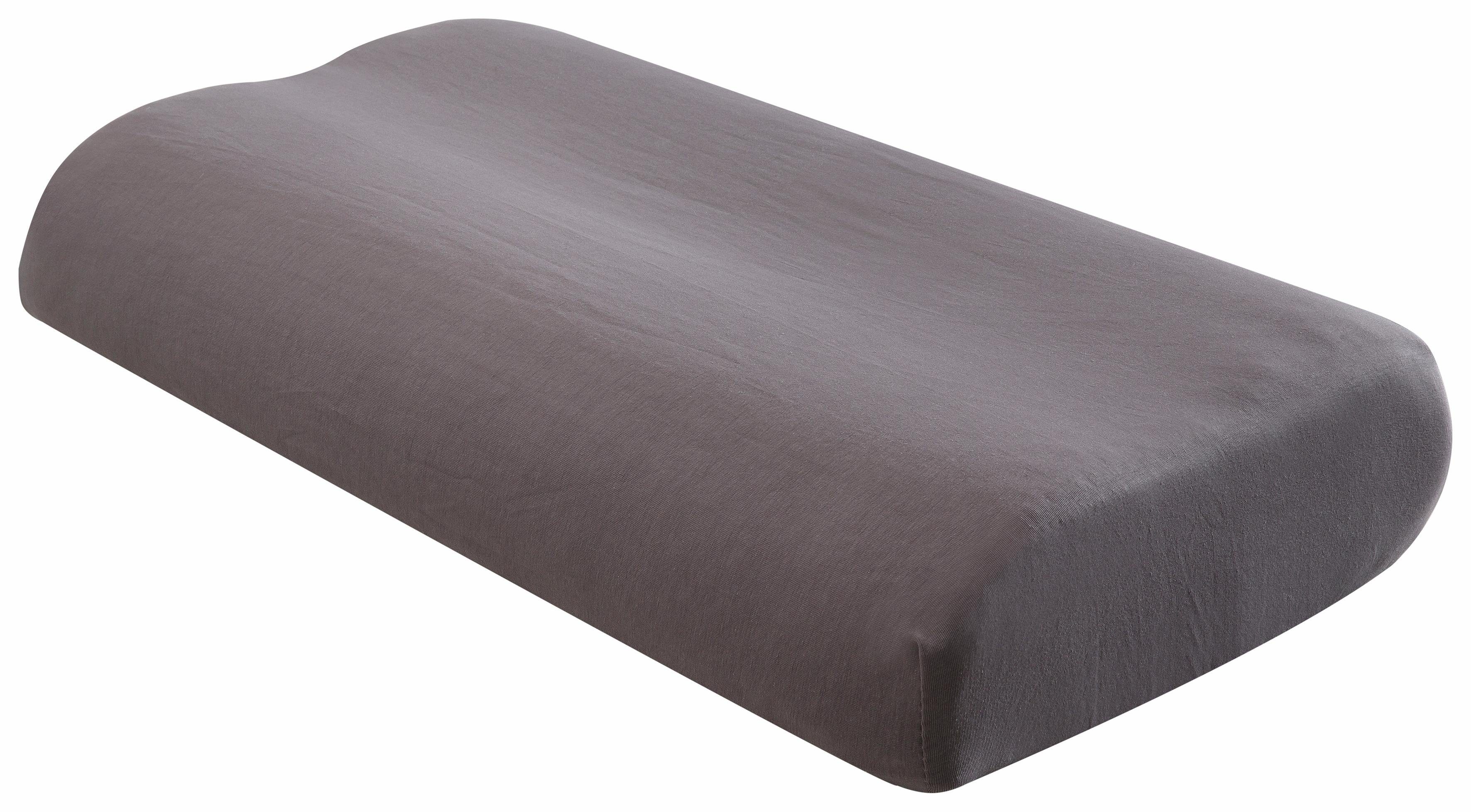 OTTO home Kissenbezüge Olive Nackenstützkissen, flexible Kissenbezüge, Kissenhöhe 8 cm, (2 Stück), mit Gummizug