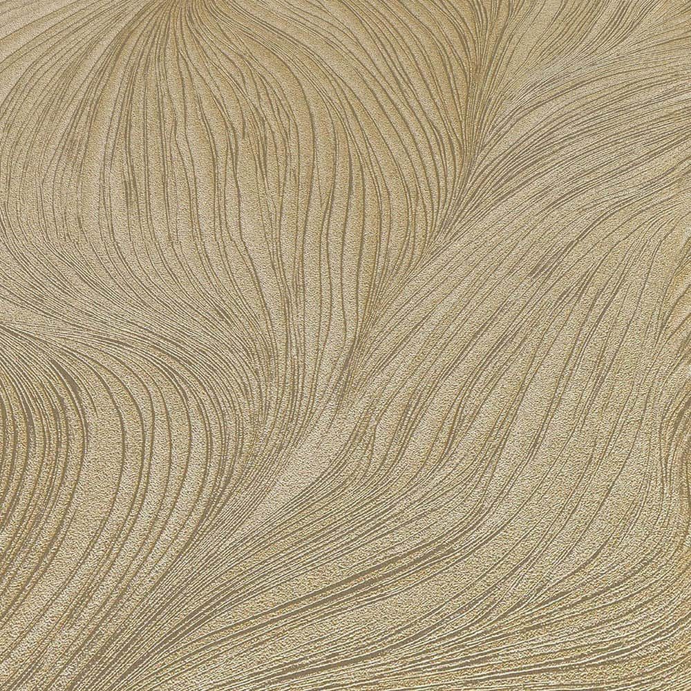 Erismann Vliestapete Wellen Linien Gold Metallic 10522-30 Guido Maria Kretschmer