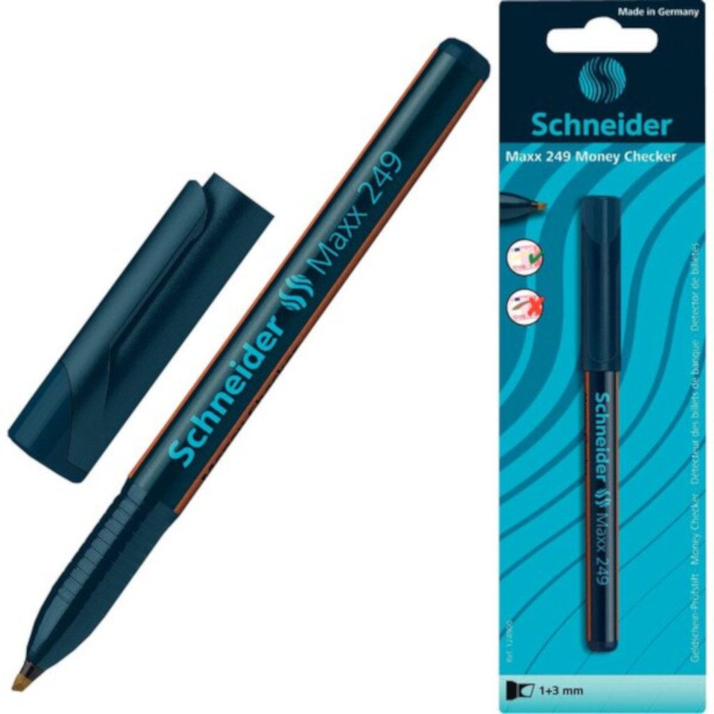 SCHNEIDER Geldscheinprüfstift Schneider Money Checker Maxx 249 24900 Geldschein-Prüfstift