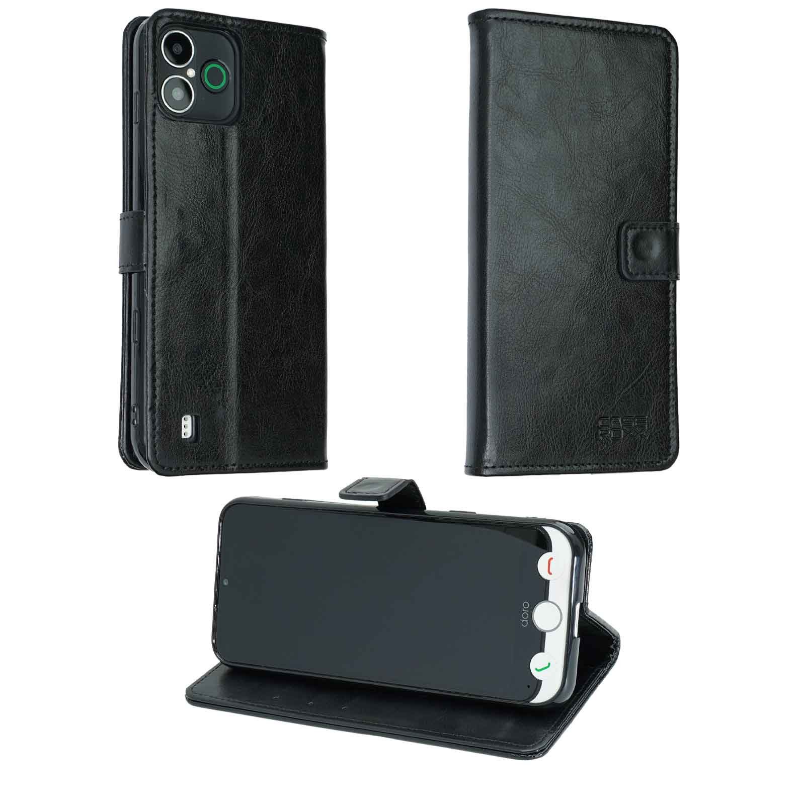 caseroxx Handytasche Bookstyle-Case für Doro Aurora A30/A31 (Einzelartikel, 1-tlg., Bookstyle-Case), mit Kreditkartenfächern