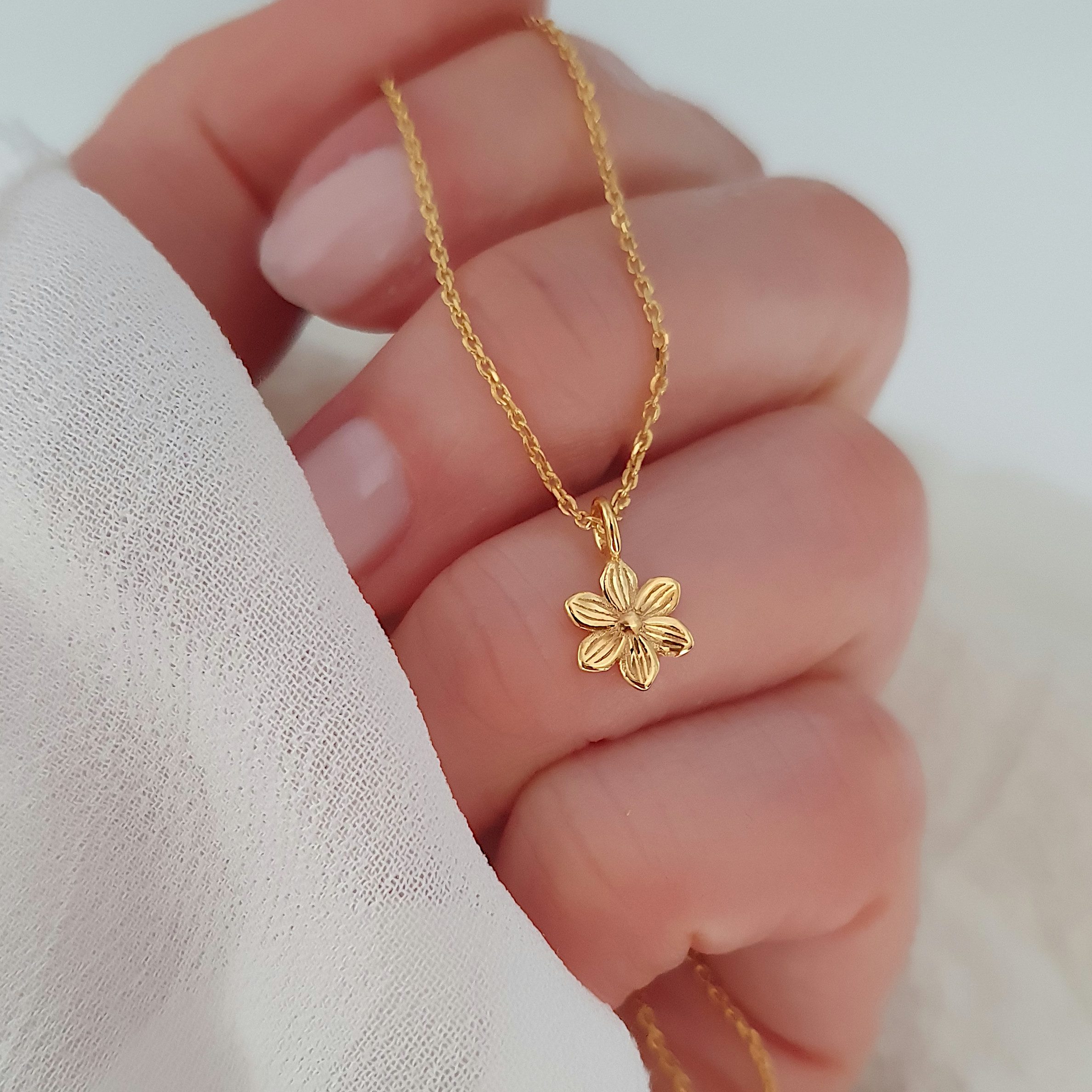 SCHOSCHON Kette mit Anhänger Kette Blüte günstig online kaufen