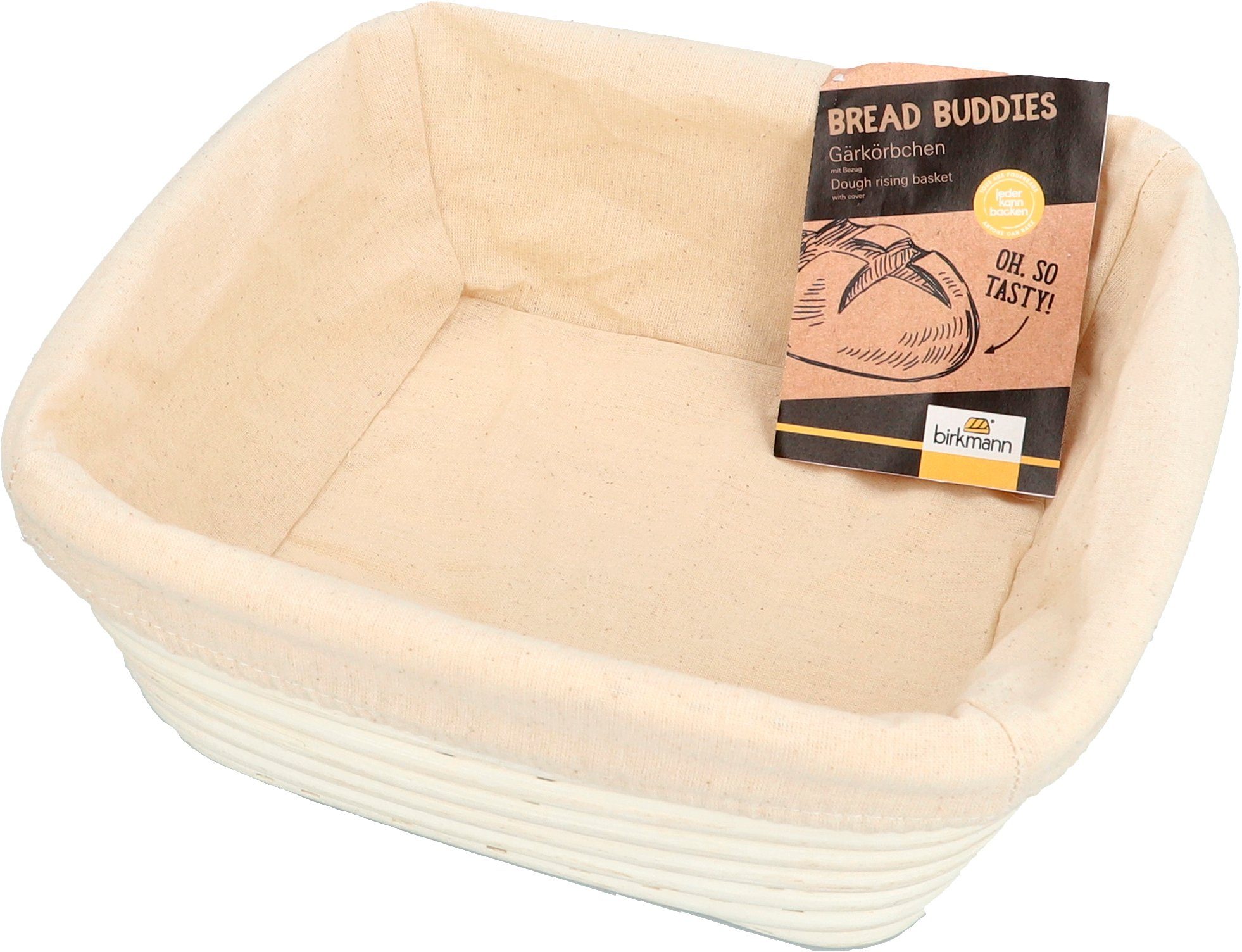 Birkmann Gärkorb Расстойные корзины mit Baumwoll-Bezug, in verschiedenen Größen und Formen erhältlich