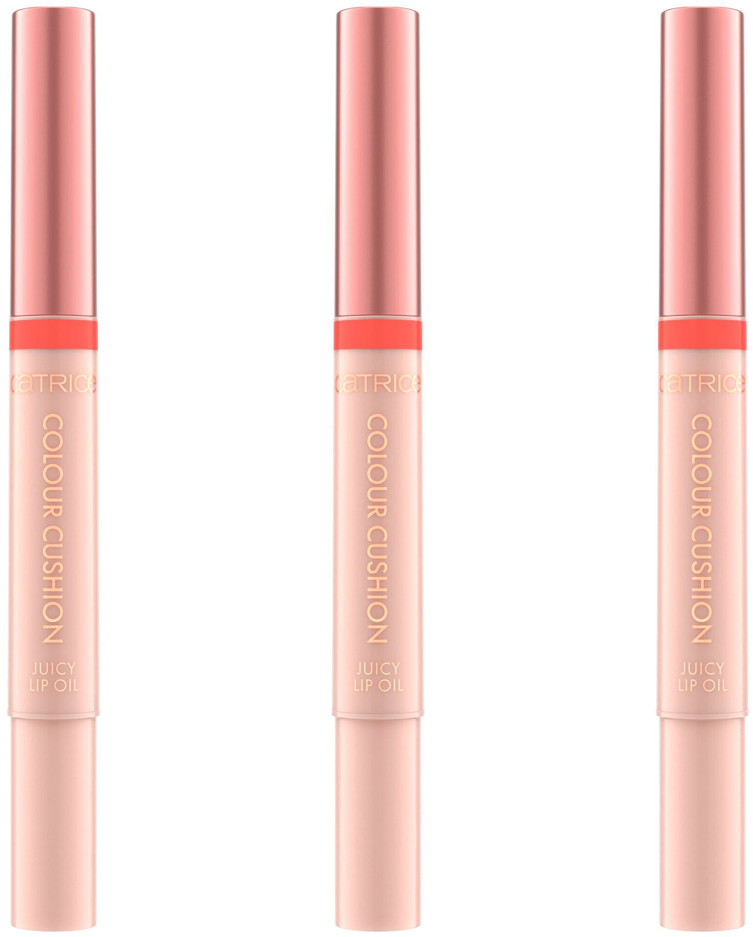Catrice Lipgloss COLOR SUSHION JUICY LIP OIL, 3-tlg., mit glänzendem, nicht klebendem Finish