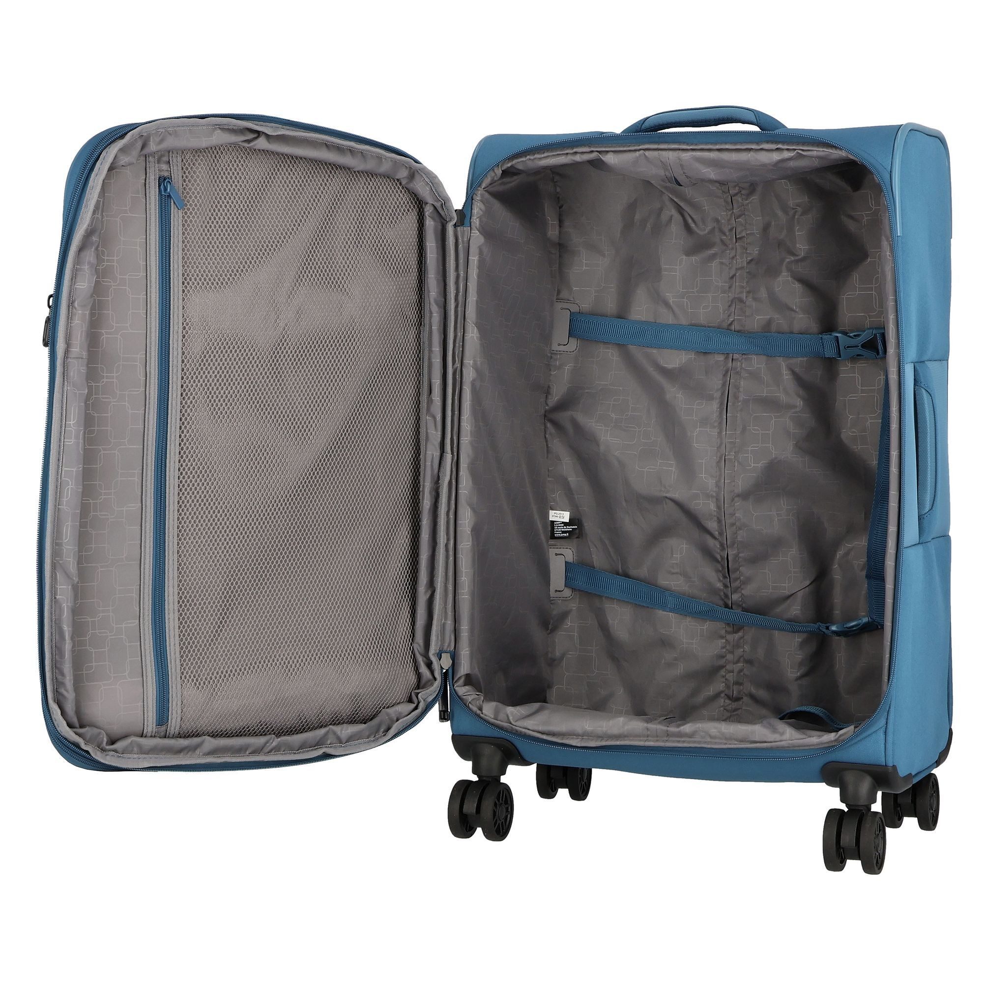Jump Weichgepäck-Trolley Monthélys, 4 Rollen, Polyester