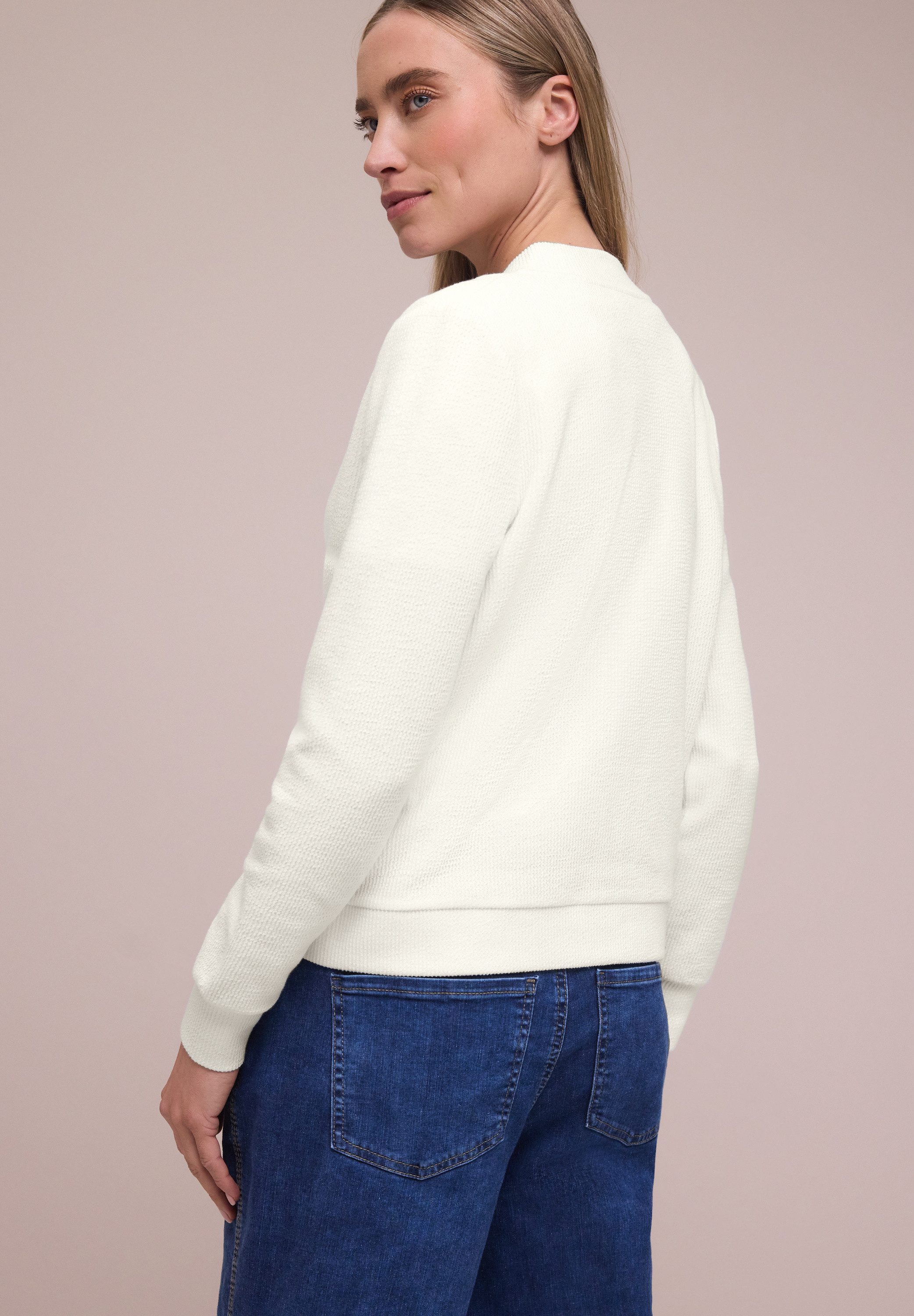 STREET ONE Blouson mit Zipper und Struktur