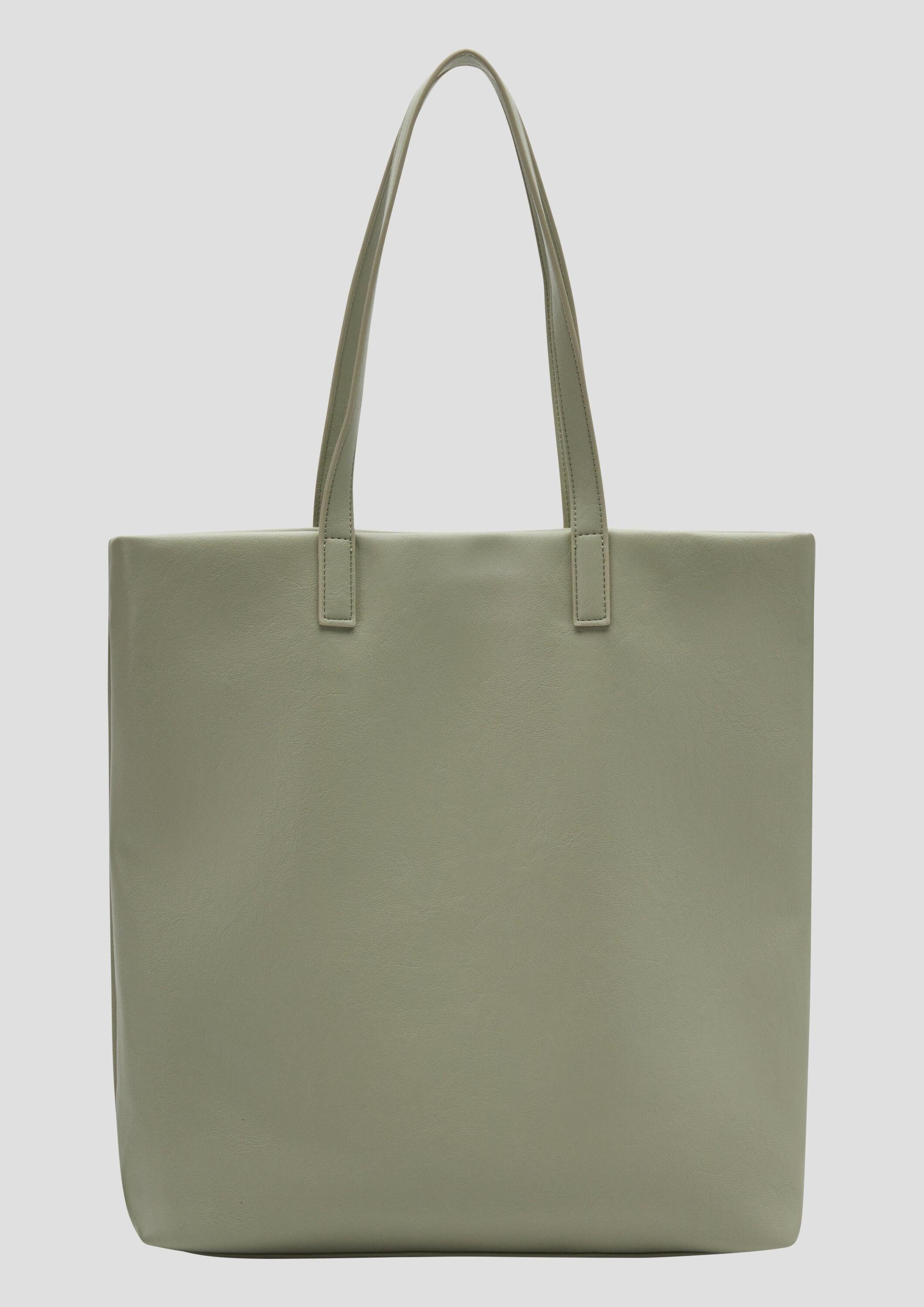 s.Oliver Shopper Tasche, Tote-Bag aus Kunstleder mit Magnetverschluss