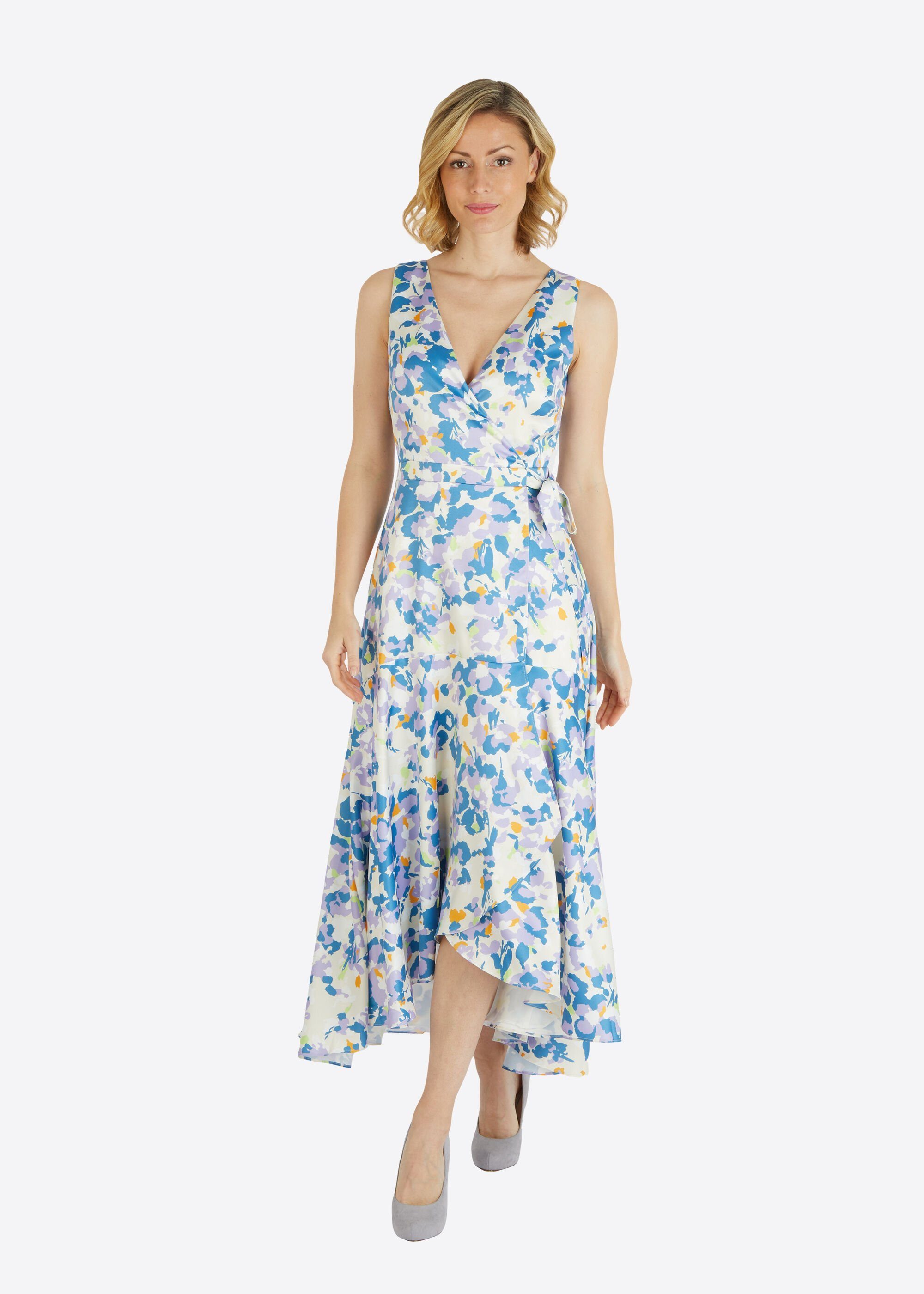 Kleo Abendkleid (1-tlg) fließender Satin im günstig online kaufen