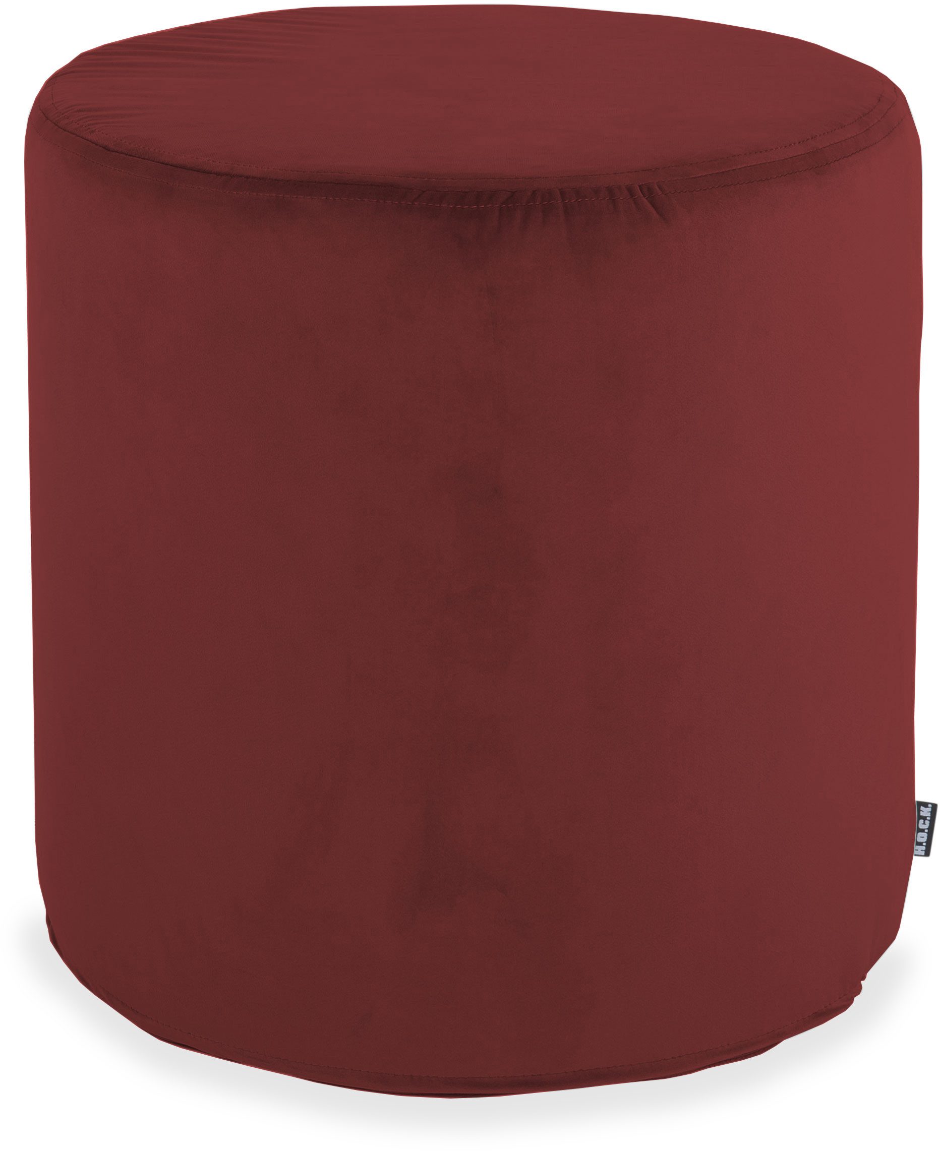 H.O.C.K. Стулья H.O.C.K. Nobile Samt Табуретки rund Pouf ø45x45cm indian-red, Табуретки, Высокие табуреты & Стулья, Schminktischhocker, Wohnzimmer Табуретки