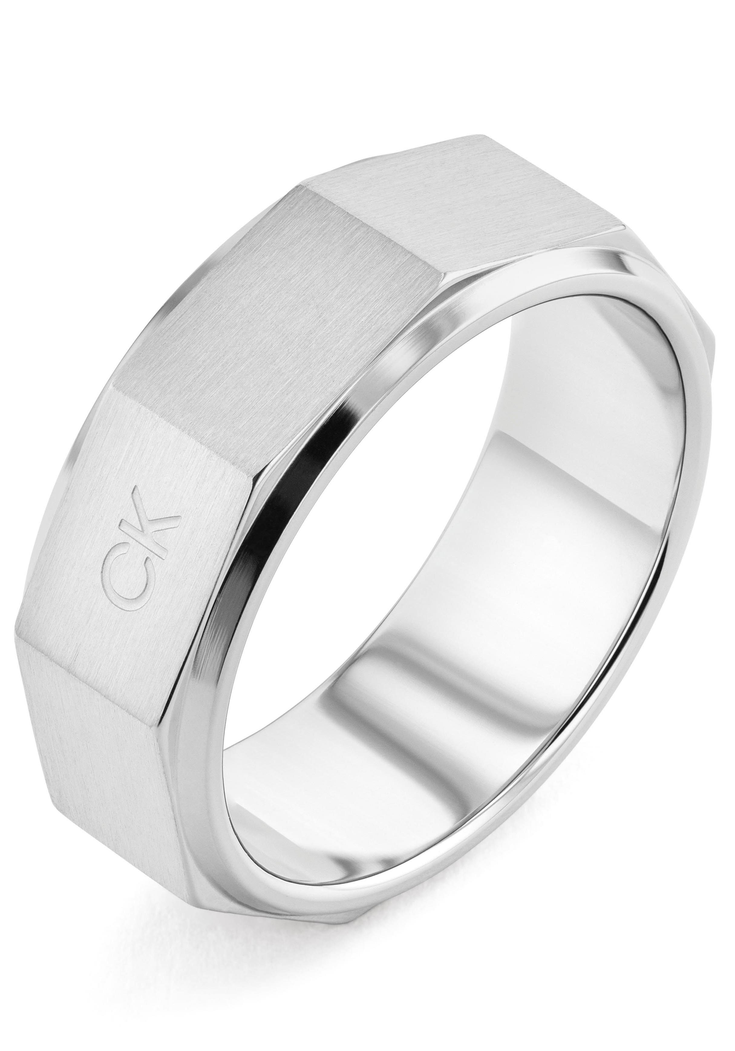 Calvin Klein Fingerring Schmuck Edelstahl Fingerring Herrenring, zu Hoodie, Shirt, Jeans, Sneaker, Jacke, Calvin Klein Underwear! | Fingerringe