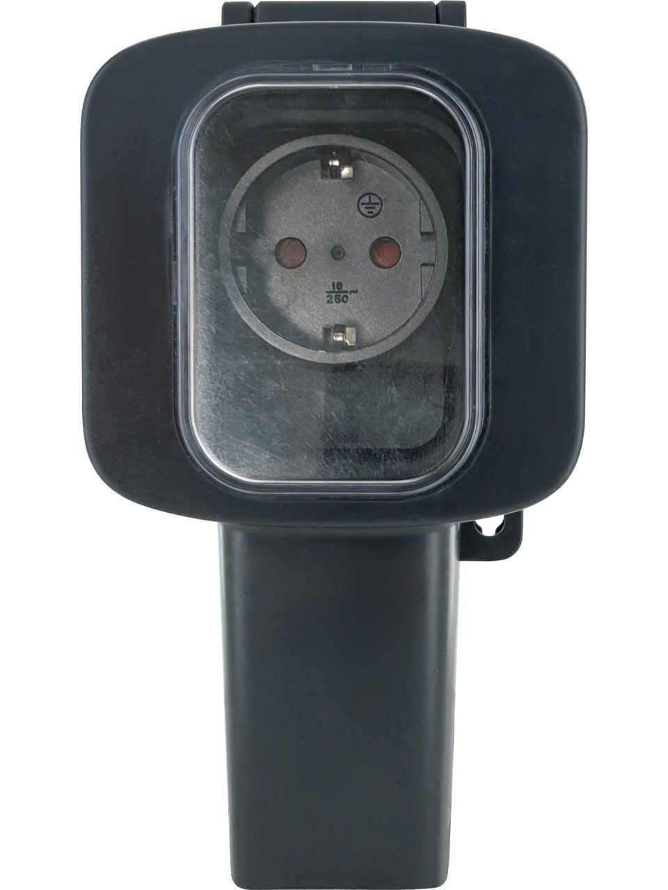 Schwaiger Gips-Kalk-Putz Schwaiger Aufputz-Steckdose 1-fach mit Gelenk IP66