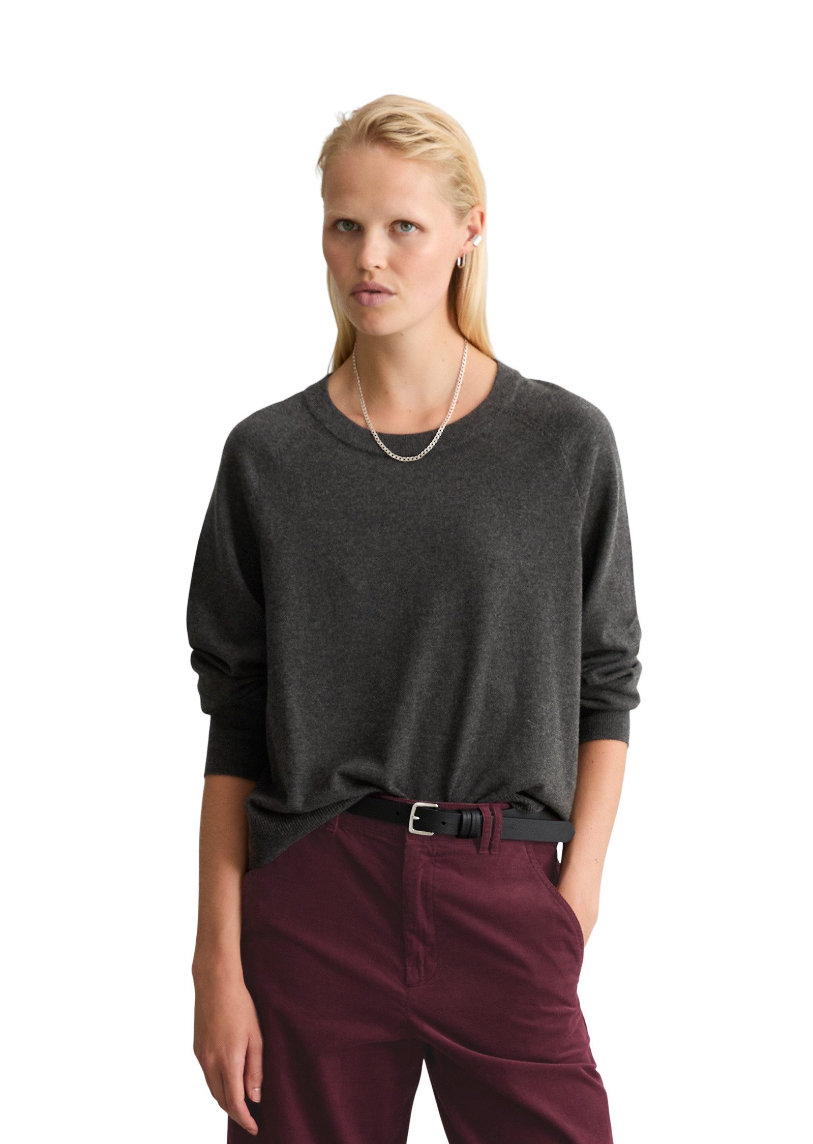 Marc O'Polo DENIM Strickpullover aus Soft Cotton Stretch