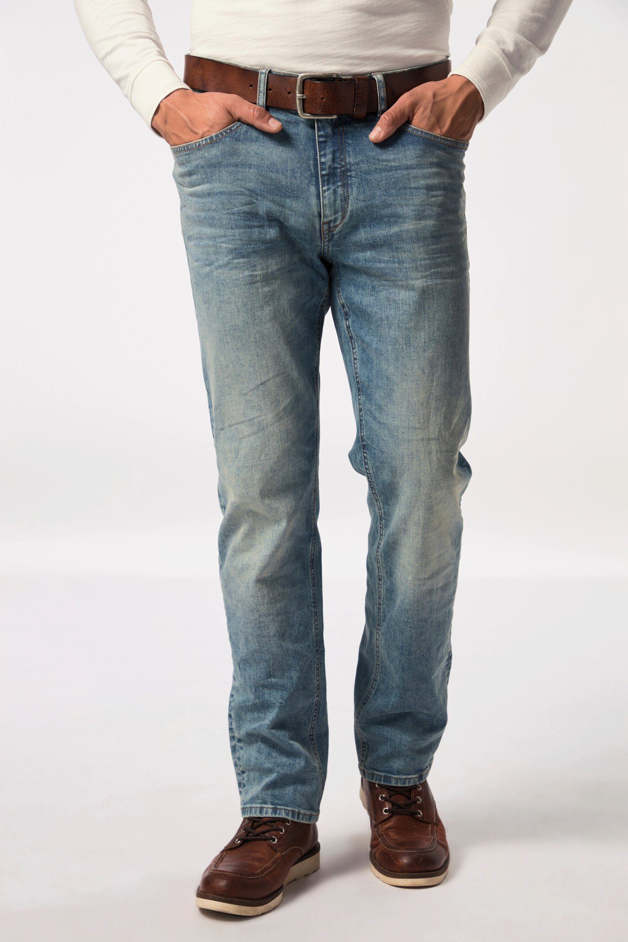 JP1880 5-Pocket-Jeans Jeans FLEXNAMIC® Bauchfit Denim Straight Fit günstig online kaufen