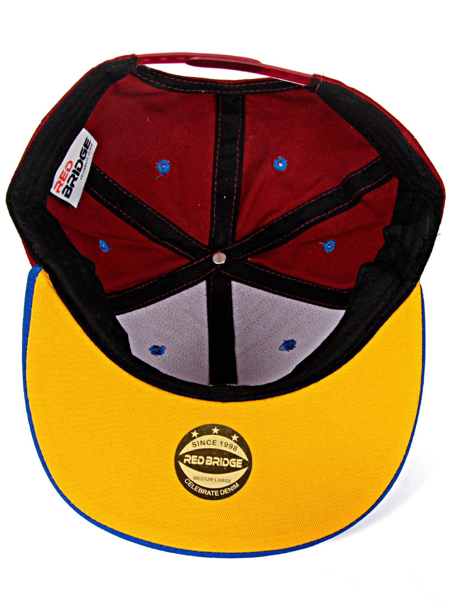 Schirm Lancaster Baseball RedBridge kontrastfarbigem mit Cap blau