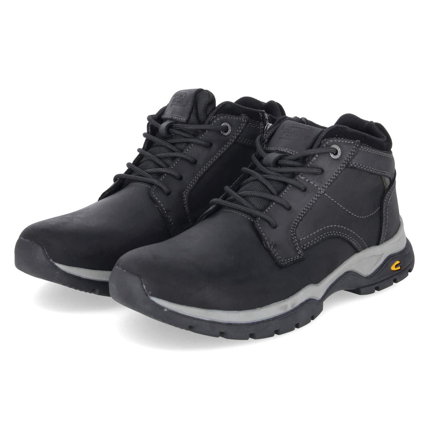 camel active Camel Active Boots 57BTA12-402-100 Herren Leder & Textil black Schnürstiefel