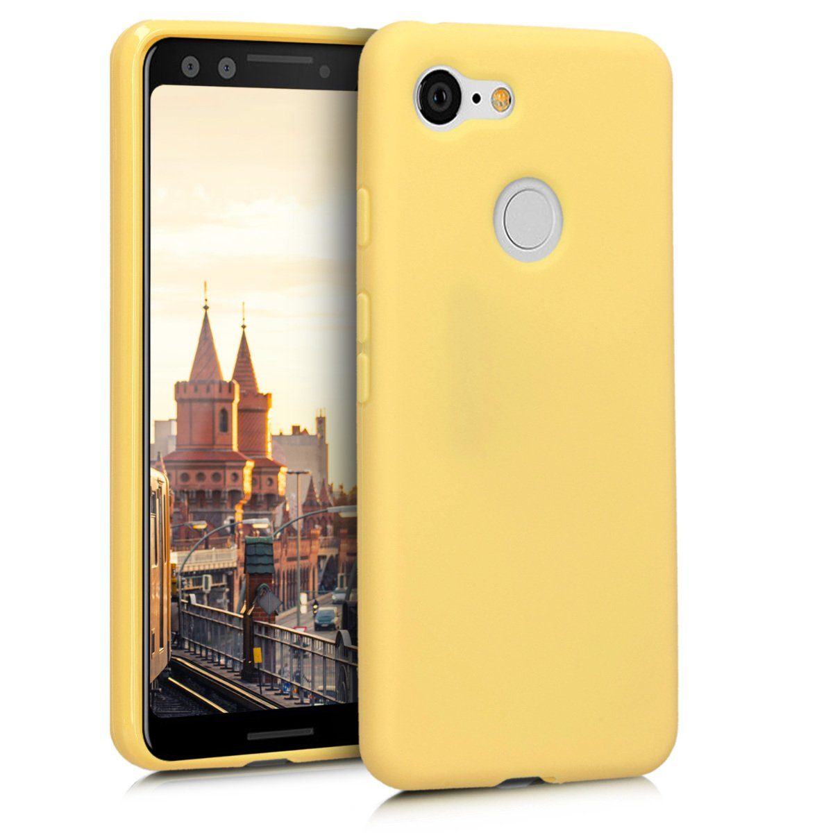 kwmobile Handyhülle Hülle für Google Pixel 3, Hülle Silikon - Soft Handyhülle - Handy Case Cover