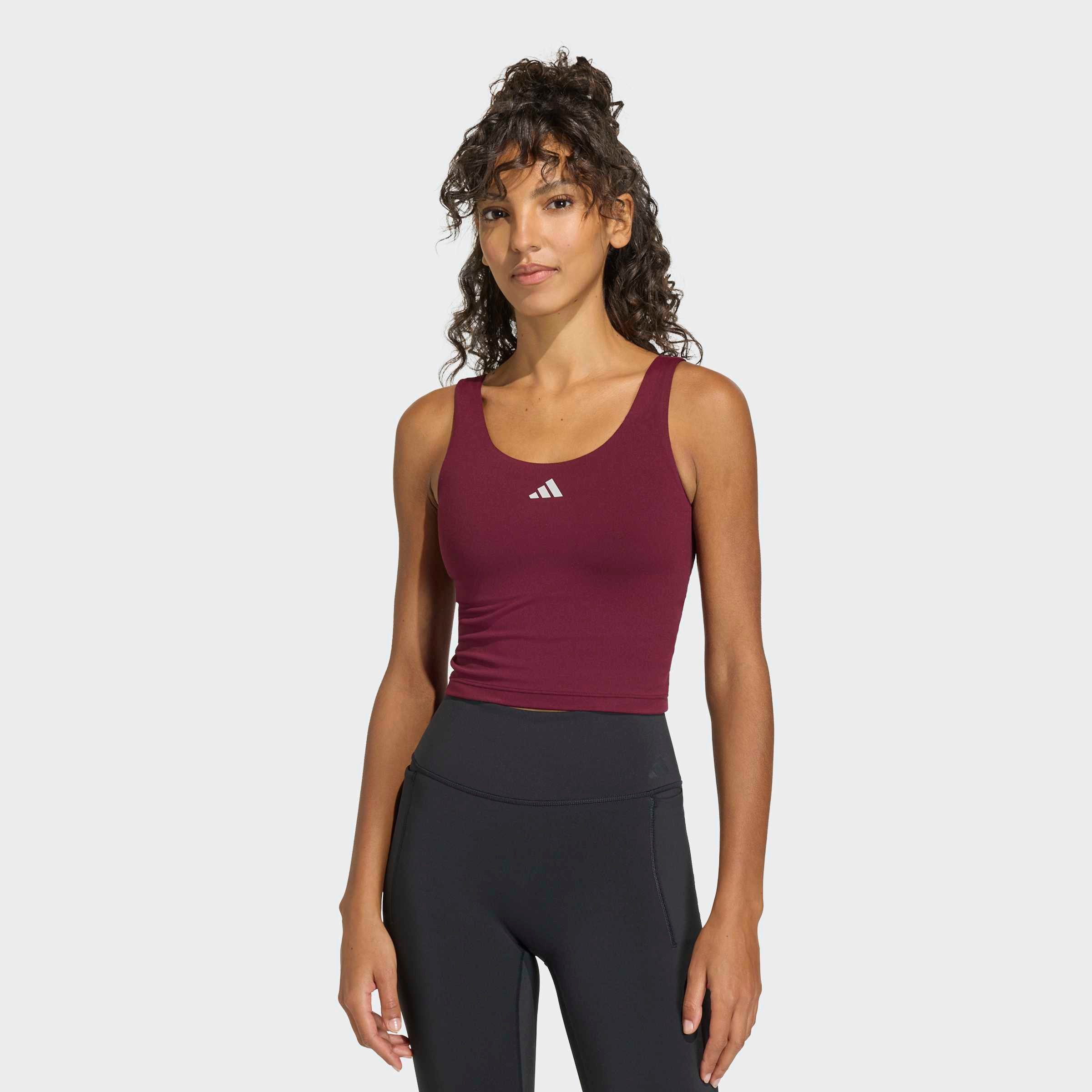 adidas Performance Tanktop 3-STREIFEN STUDIO ALL ME, LEICHT STÜTZEND günstig online kaufen