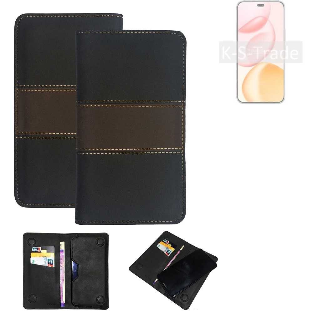 K-S-Trade Handyhülle für Honor 400 Pro, Hülle Handyhülle Schutzhülle Walletcase Bookstyle Tasche Schutz