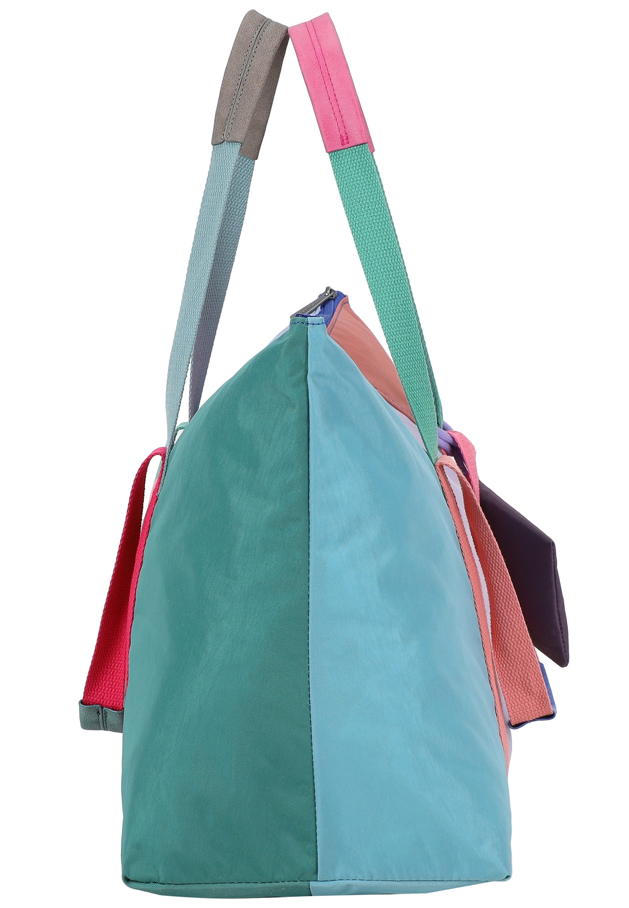 Fritzi aus Preußen Henkeltasche My Shopper Limited Multi, in tollem Farbmix mit Anhänger