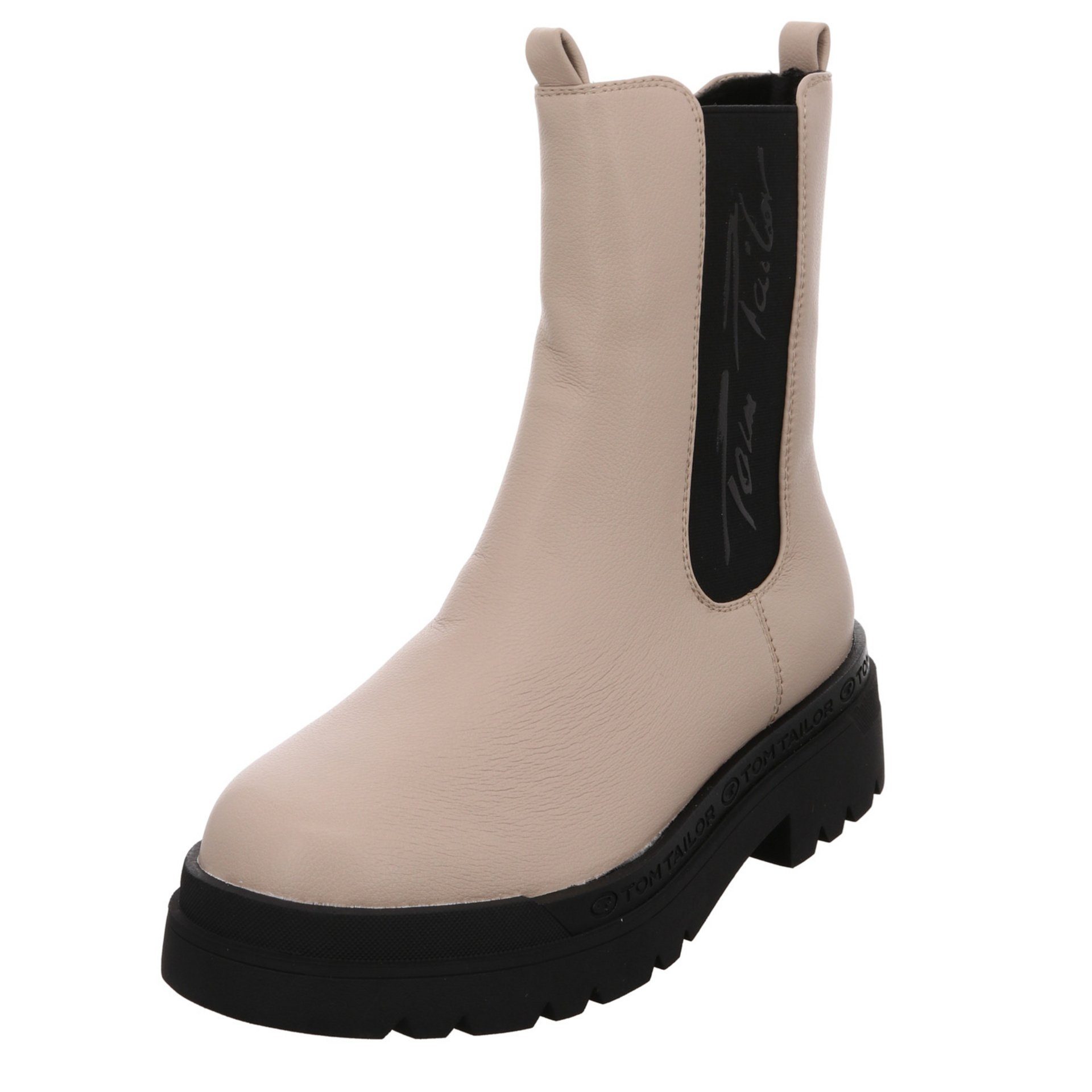 Chelsea Boots TAILOR Chelseaboots It.taupe uni Synthetik TOM Synthetik