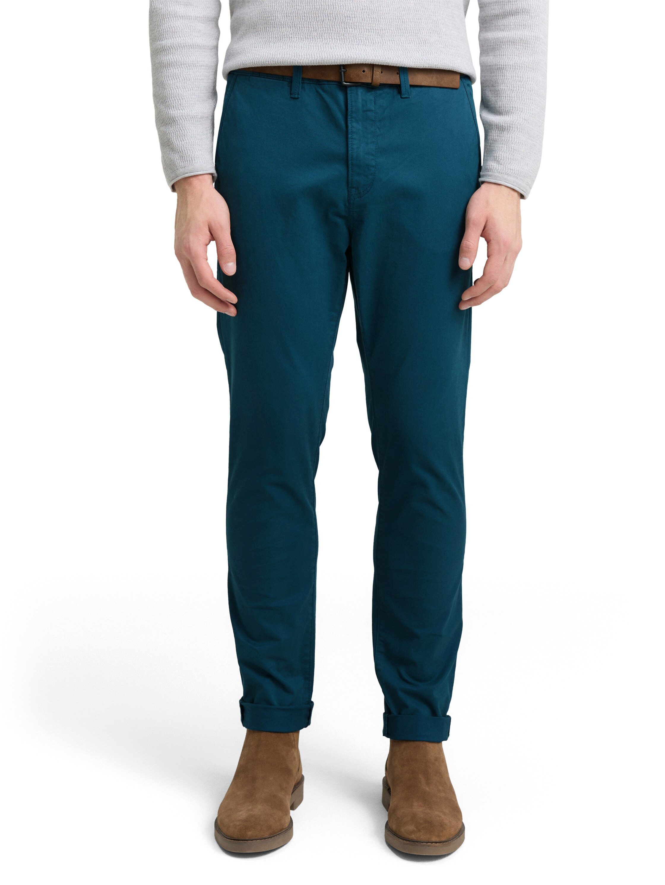 TOM TAILOR Denim Chinohose mit Gürtel günstig online kaufen