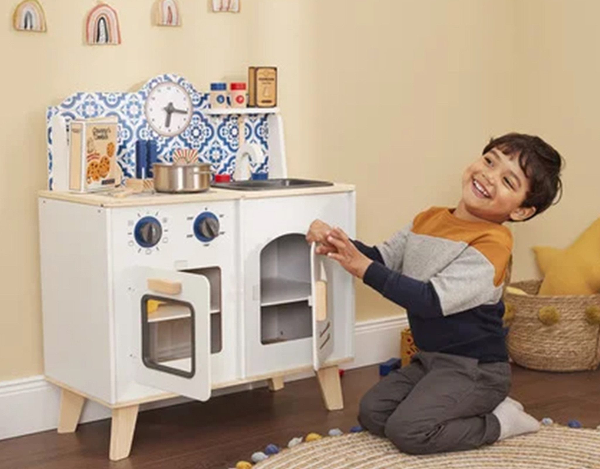 Playtive Spielküche Playtive Spielküche Echtholz Küche Kinderküche Spielzeu günstig online kaufen