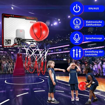 Bettizia Basketballkorb LED Basketball-set mit Ball mit automatischer Punktevergabe Zimmer
