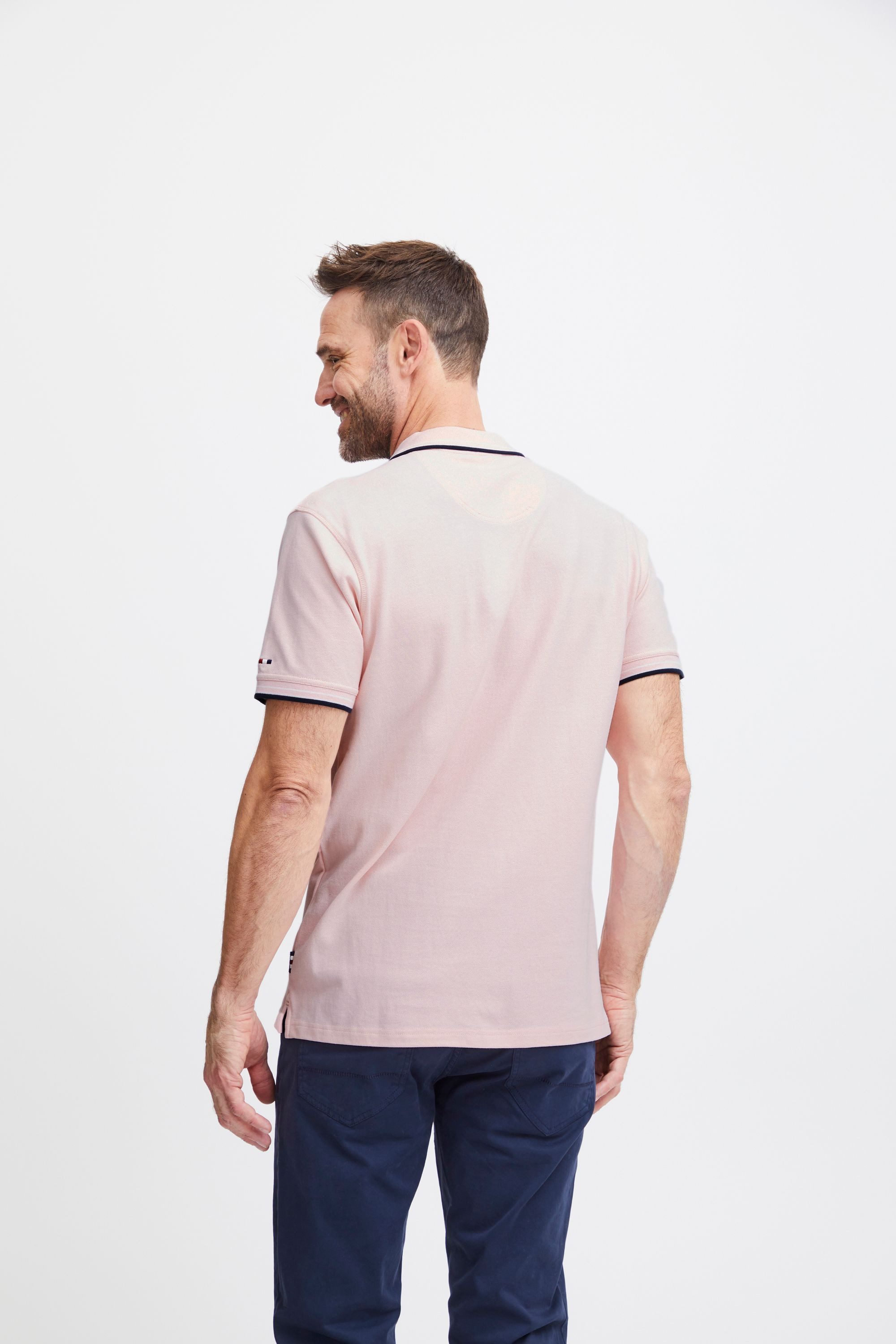 FQ1924 Poloshirt FQPeter Basic Poloshirt mit Brusttasche