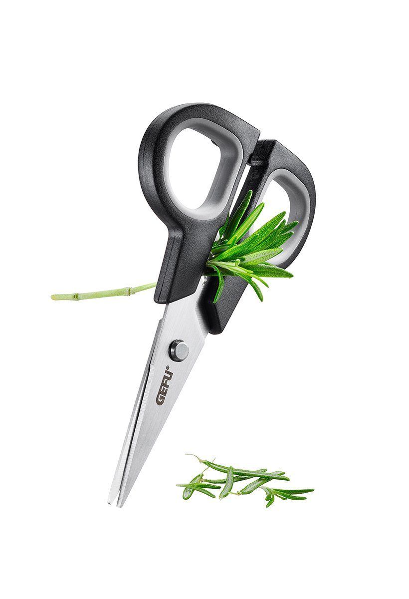 GEFU Kräutermühle Kräuterschere BOTANICO Schere Edelstahl Kräuter Kr