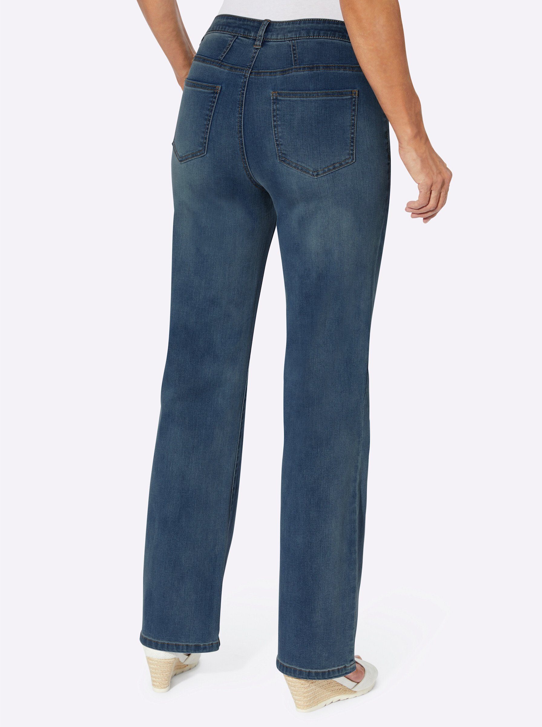 WITT WEIDEN Bequeme Jeans blue-stone-washed