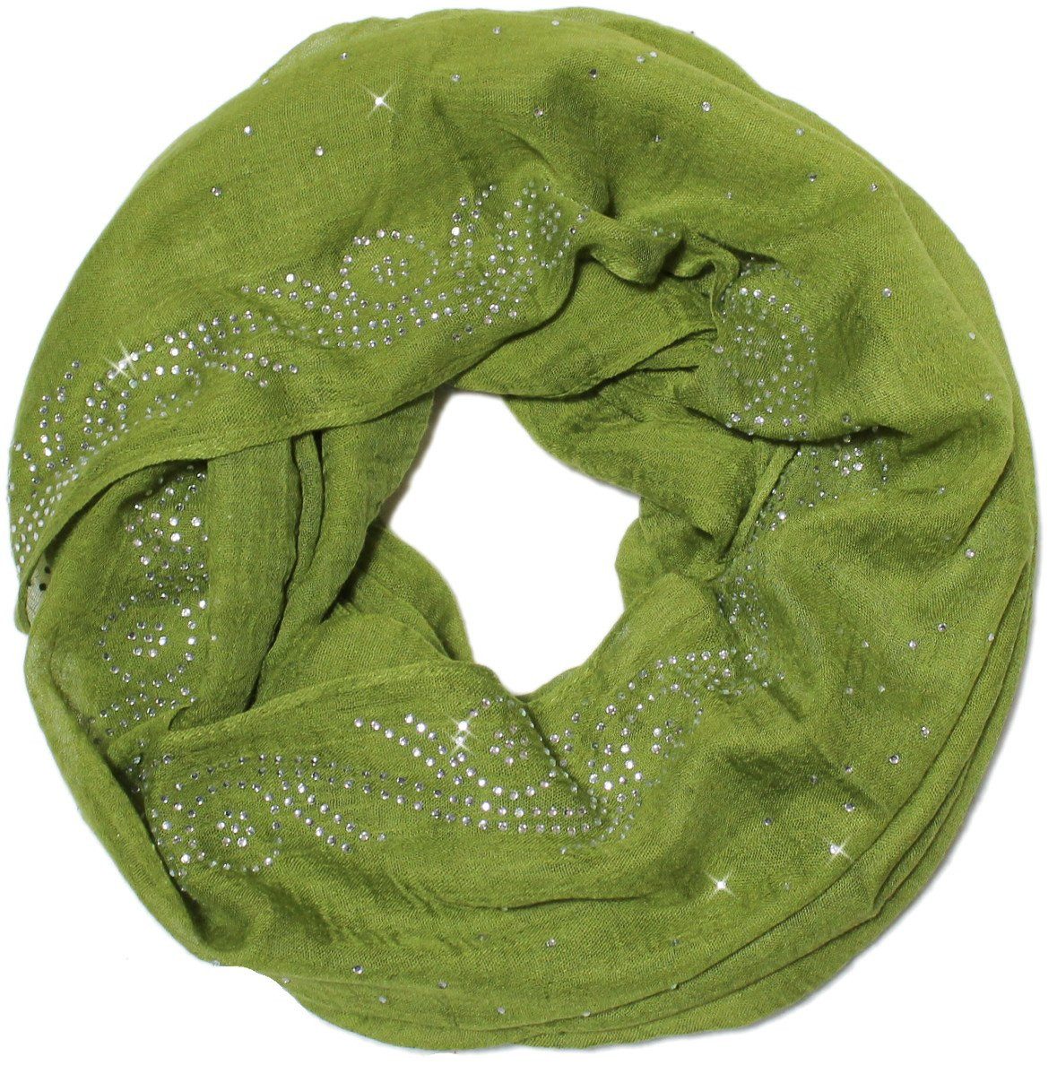 dy_mode Loop Großer Loopschal mit Glitzer Schlauchschal Rundschal Unifarbe, günstig online kaufen