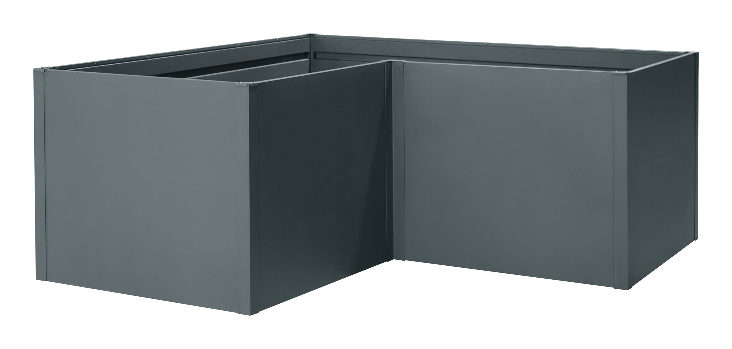 Floraworld Hochbeet, Gartenbeet Twin-Wall Kurve 180 x 180 x 76 cm