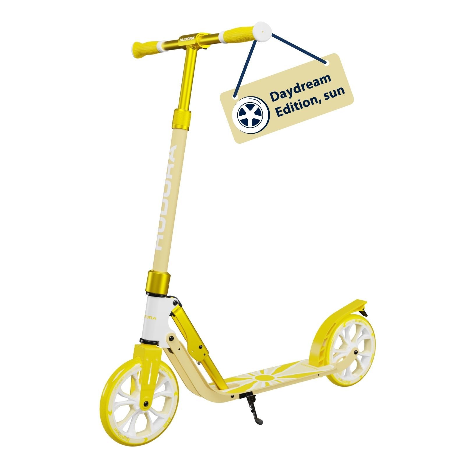 Hudora Scooter BigWheel® 205 Advanced Daydream Edition, einklappbarer, höhenverstellbarer Kick-Scooter