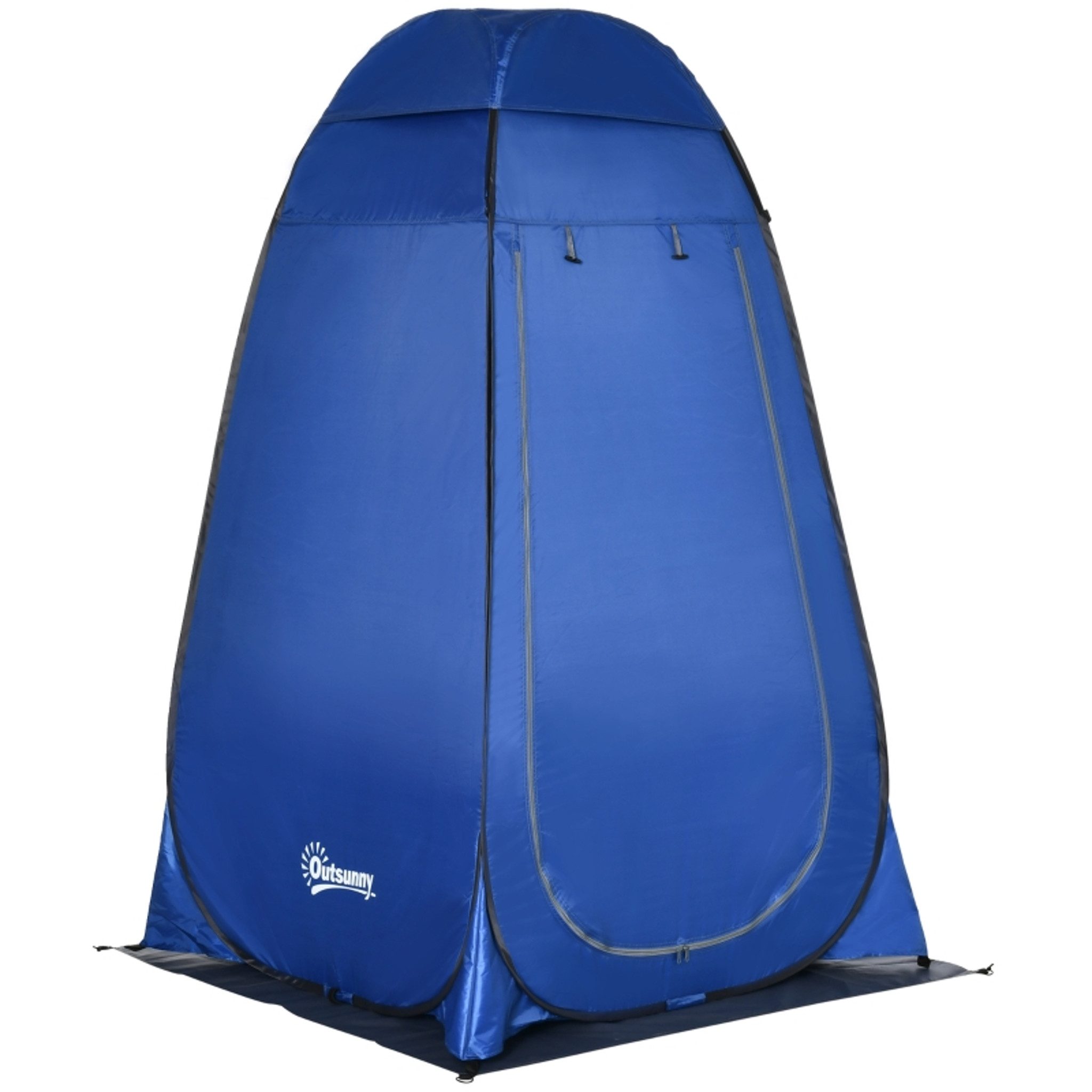 MC Star Kuppelzelt Pop up Duschzelt Toilettenzelt Camping Umkleidezelt, (mit Tragetasche Mobile Outdoor Toilette Umkleidekabine Lagerzelt Dunkelblau 126 x 124 x 189 cm)