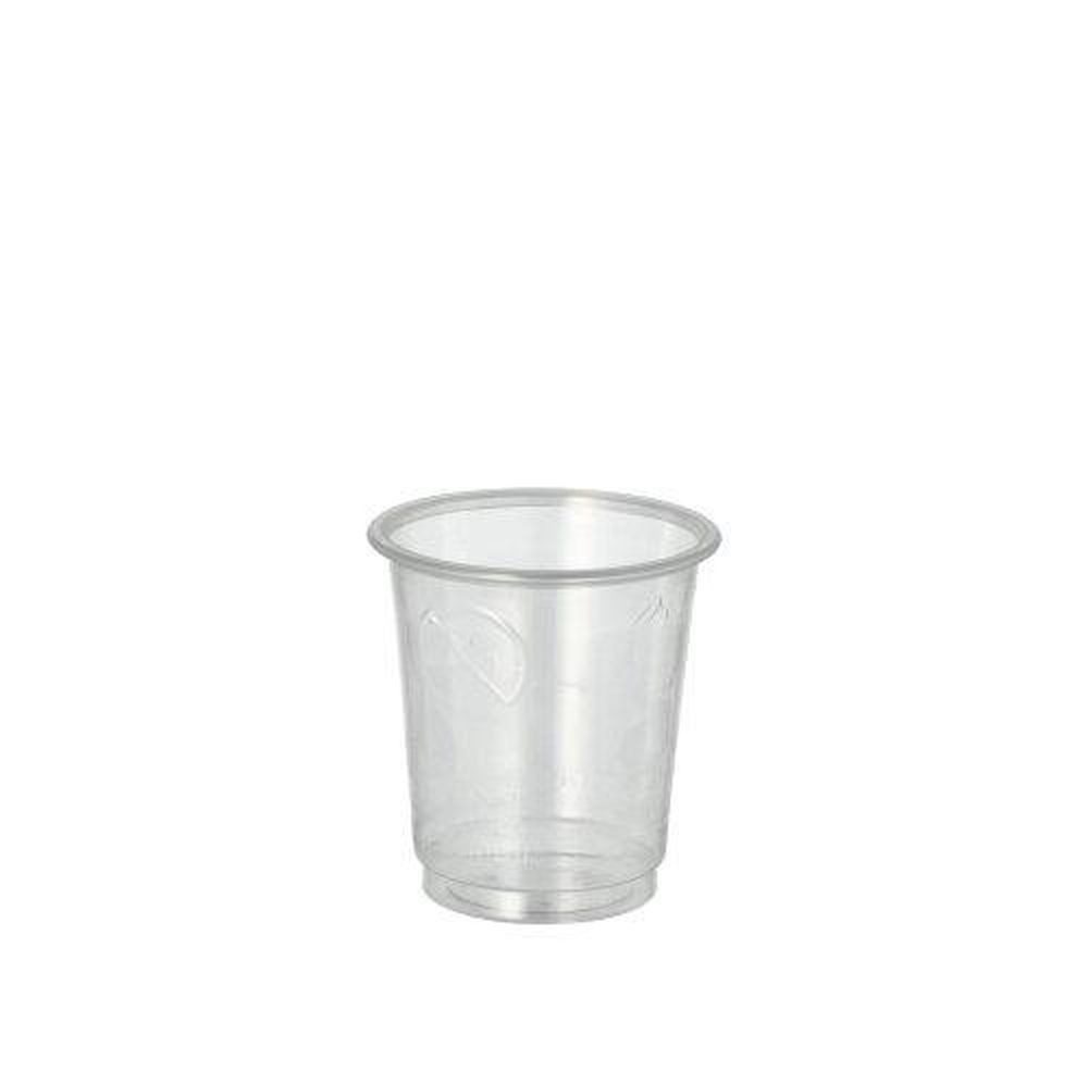 PRO PAC Becher 40 Gläser für Schnaps, PET 4 cl Ø 4,8 cm · 5 cm glasklar