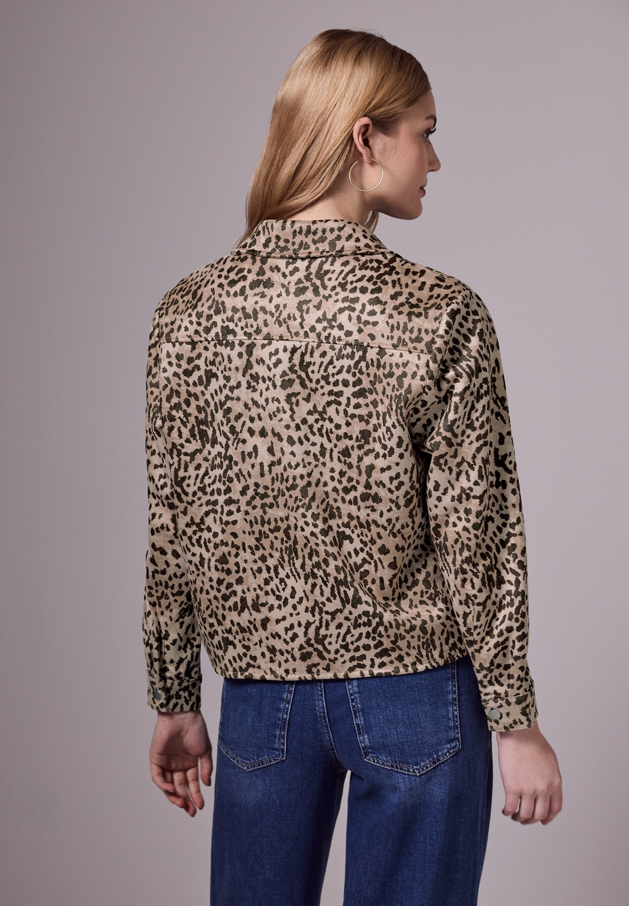 STREET ONE STUDIO Lederimitatjacke mit Knopfleiste günstig online kaufen