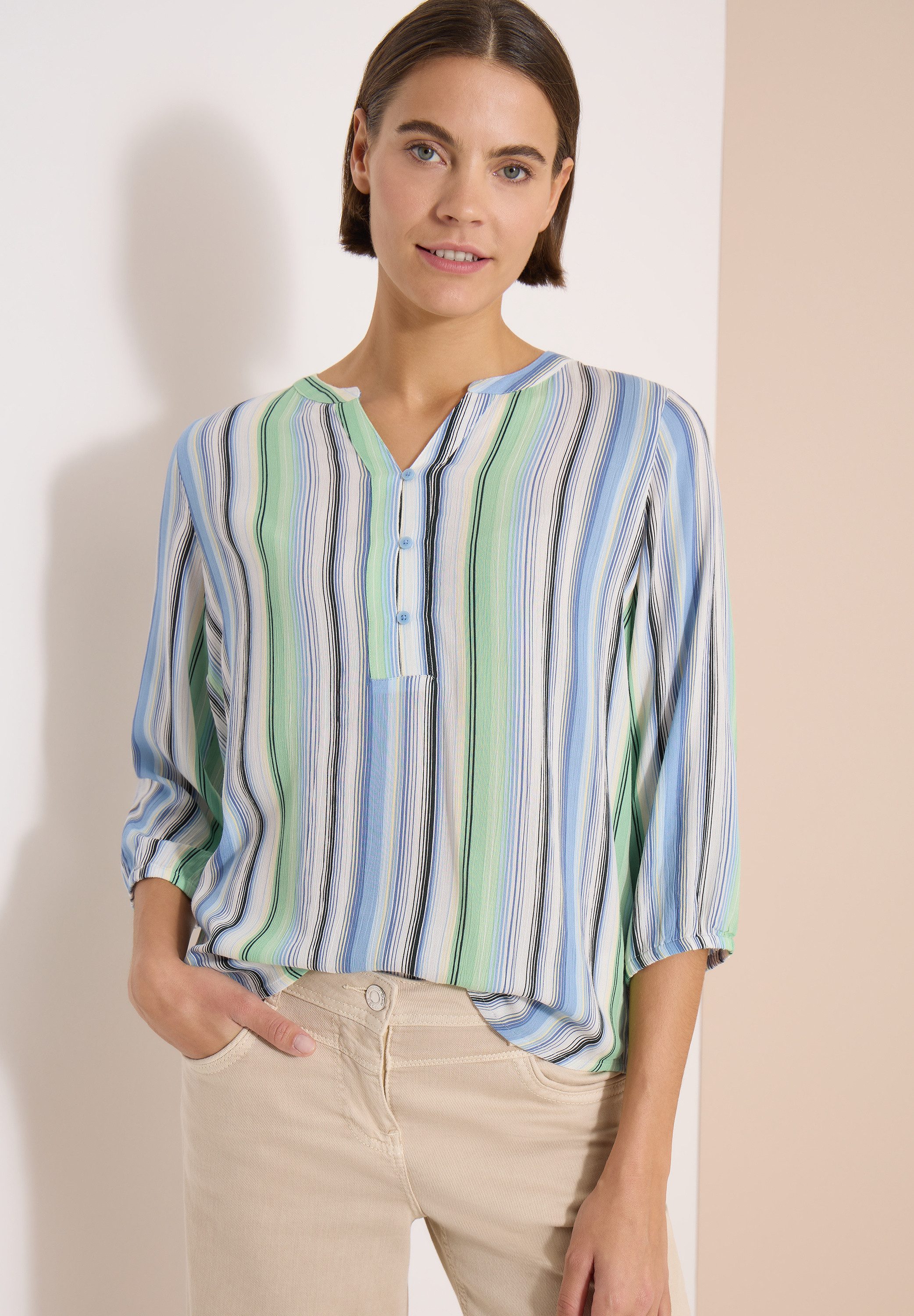CECIL Klassische Bluse aus softer Viskose