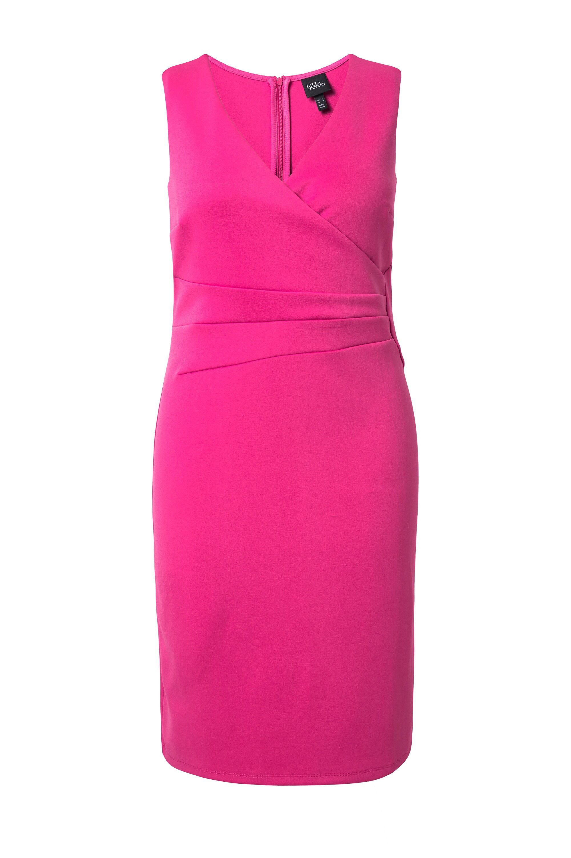 Ulla Popken Cocktailkleid Scubakleid ärmellos Drapierung günstig online kaufen