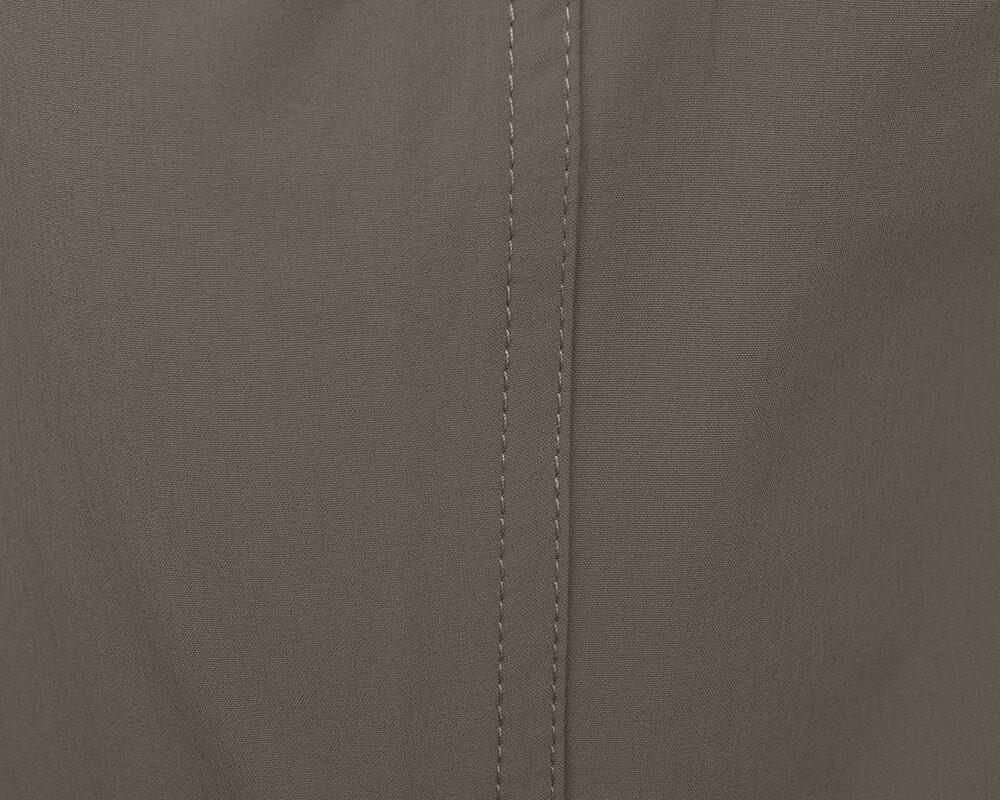 Bergson Outdoorhose MENA (slim) pflegeleicht, braun/grün vielseitig, Damen Wanderhose, Normalgrößen
