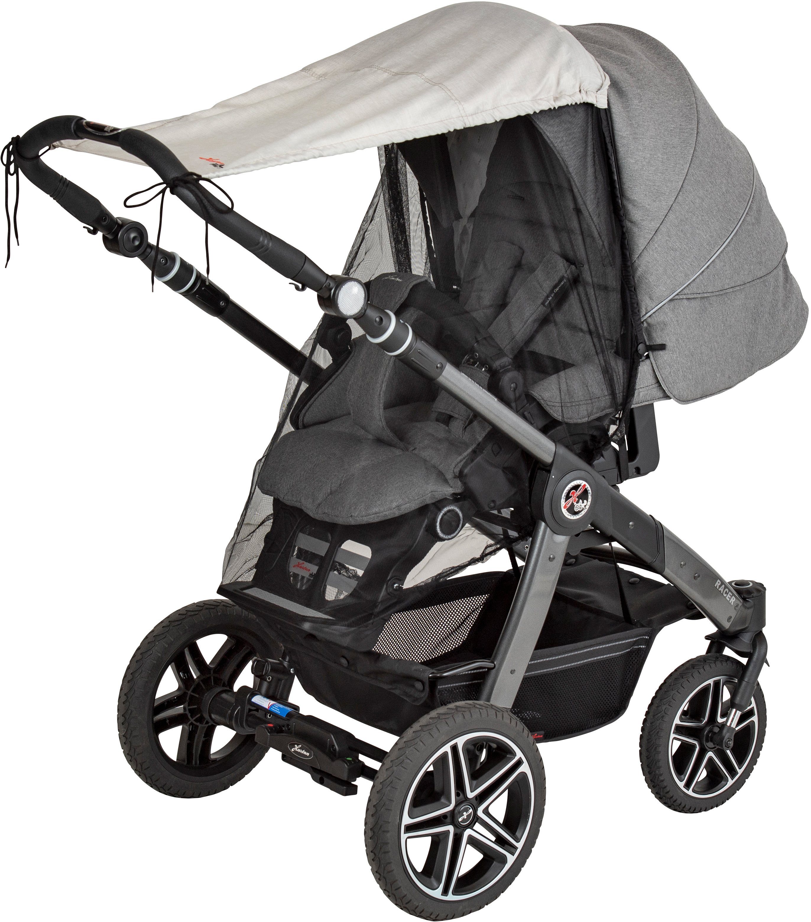 Hartan Kinderwagen-Sonnenschutzhülle Sonnensegel inklusive Mückennetz, Made in Germany