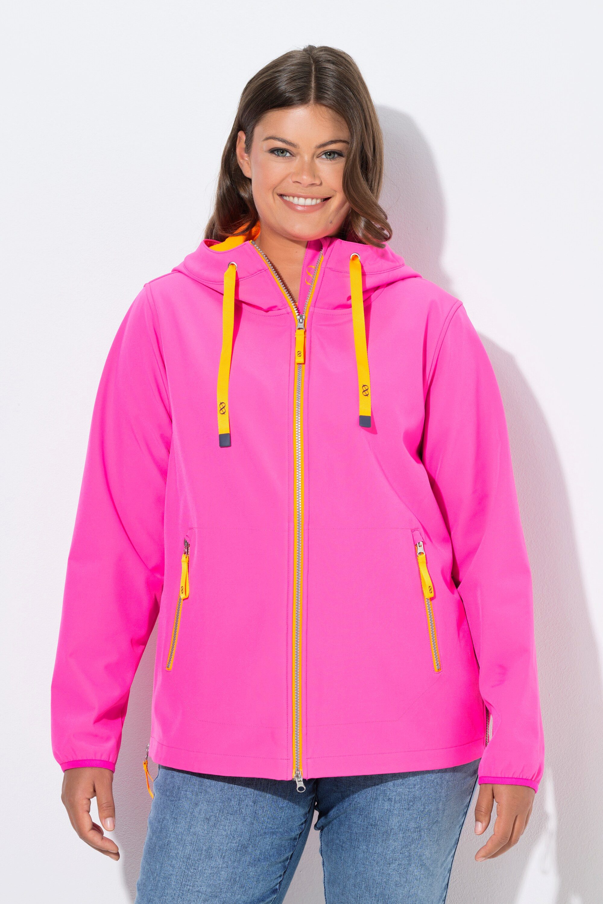 Funktionsjacke Softshelljacke mit Kapuze