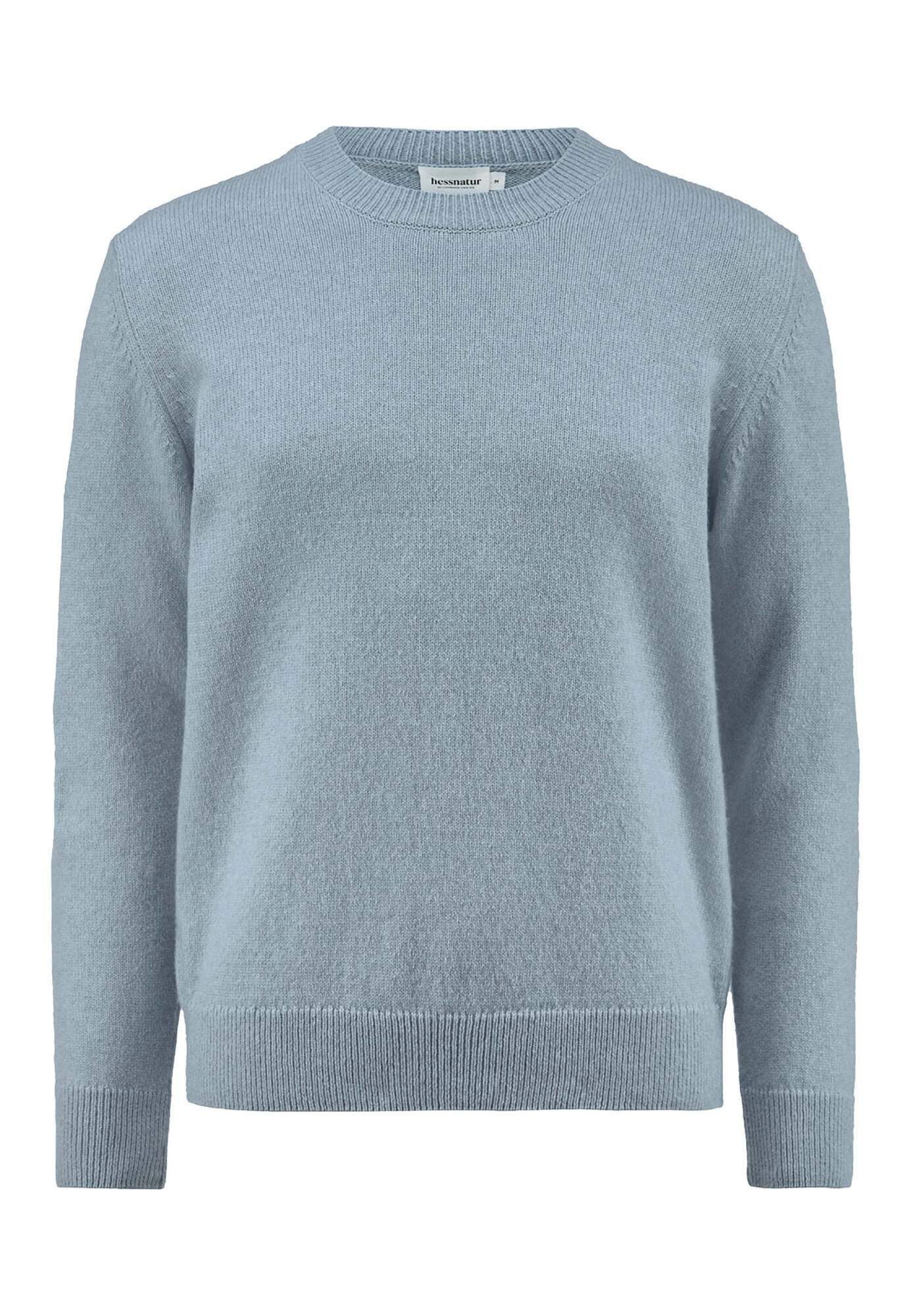 Hessnatur Strickpullover Regular aus Bio-Merinowolle mit Bio-Baumwolle (1-tlg)