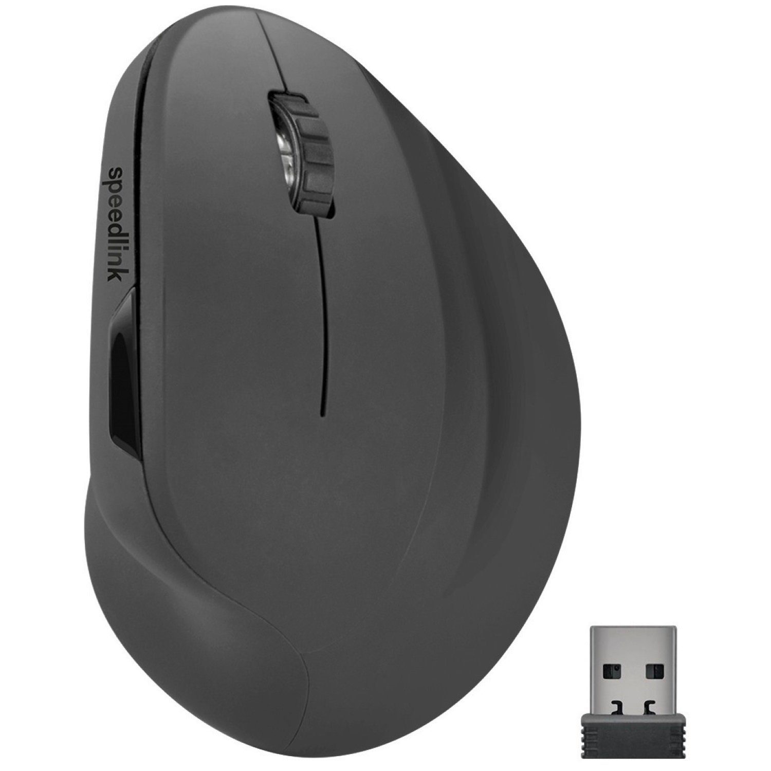 Speedlink PIAVO Vertical Wireless Mouse 5 Maus (Vertikal Vertikal Vorbeugung von Handschäden Tasten) Ergonomisch Mäuse