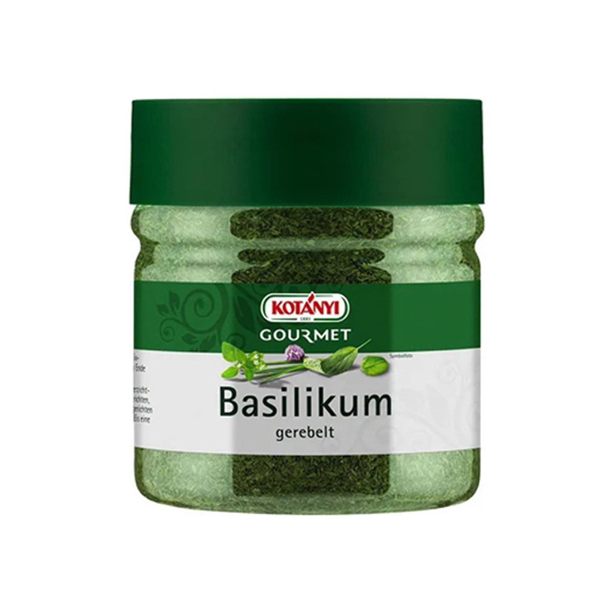 KOTANYI Gewürz, Kotanyi Gourmet Basilikum gerebelt und schonend getrocknet 60g