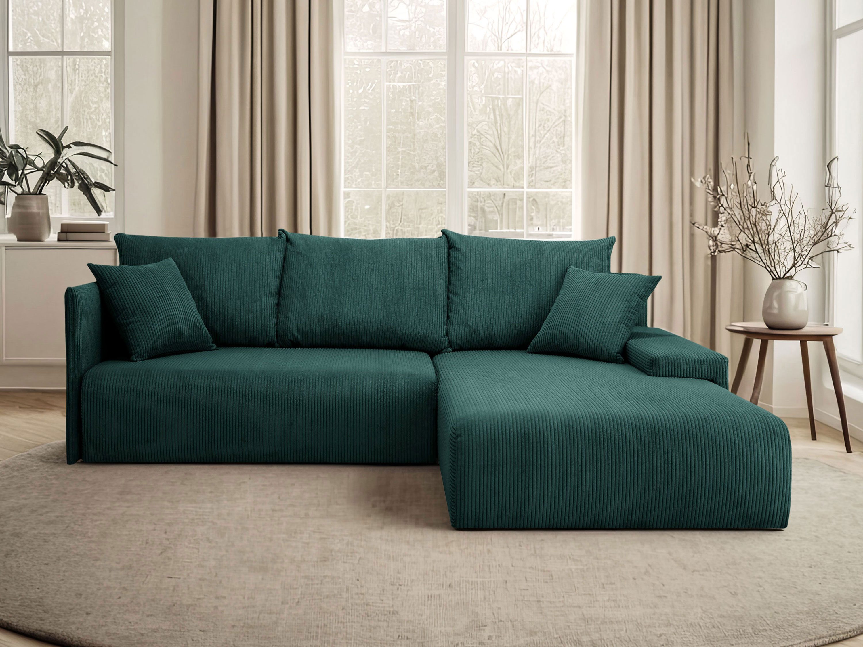 Lookway Ecksofa LAVIO in L-Form mit Schlaffunktion und Bettkasten, 246x188x günstig online kaufen