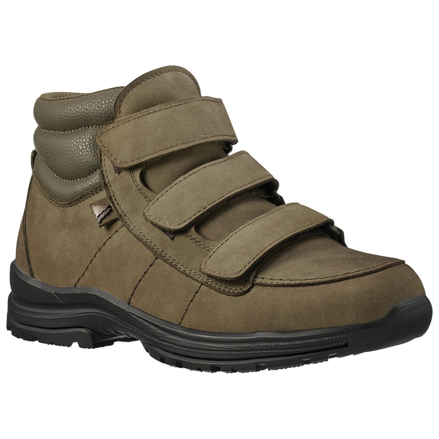 Schmidt Jagdhalbstiefel Nubukleder mit Klett Wanderschuh Wasserabweisend