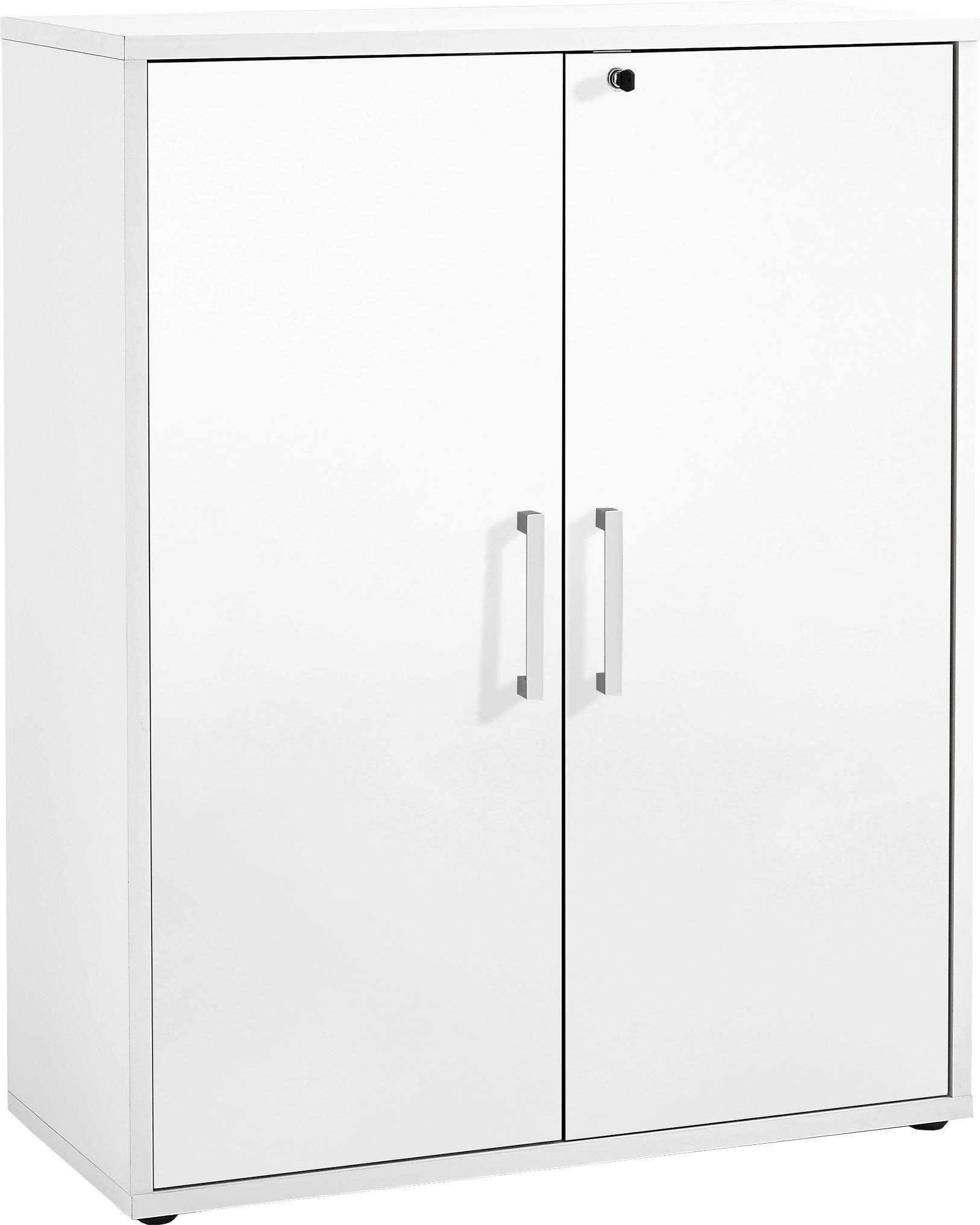 FMD Aktenregal Calvi, in 2 Höhen, viel Staur., verstellb. Böden, erweiterbar, Breite: 89 cm